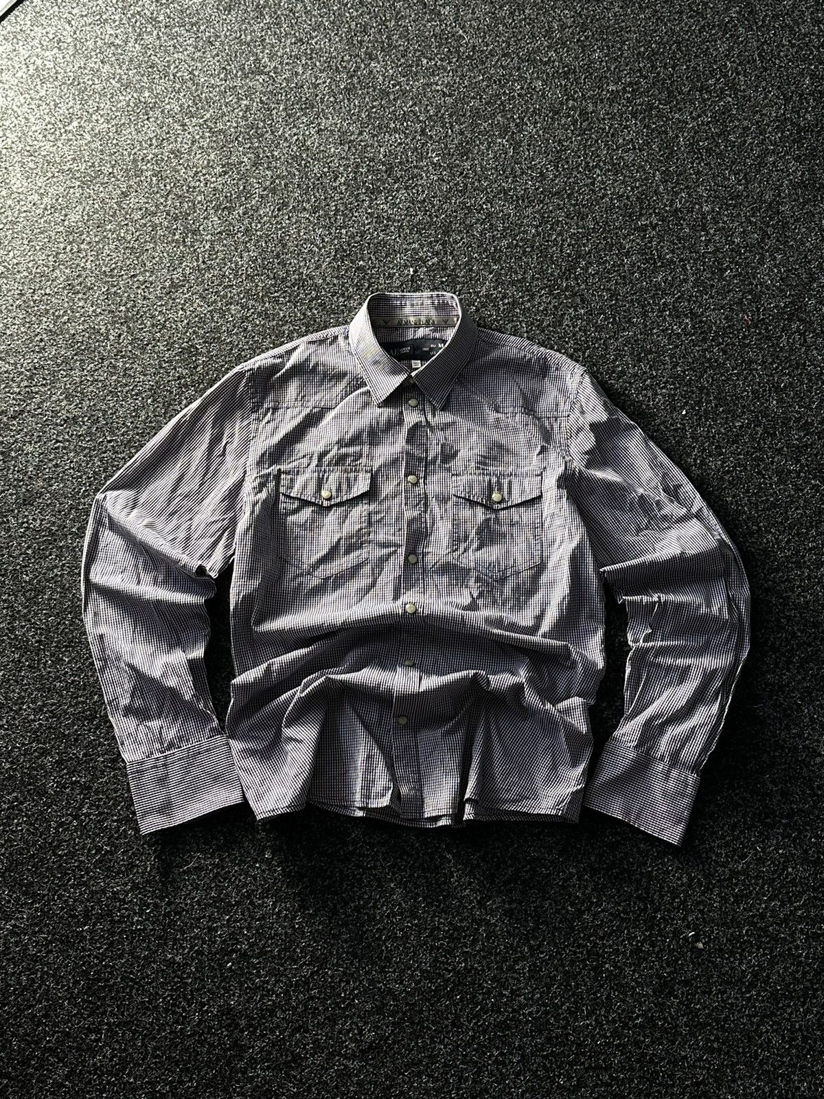 Armani × Vintage RARE🚨 ARMANI JEANS VINTAGE SHIRT LUXURY BUTTON UP 90s Size US M / EU 48-50 / 2 - 1 Thumbnail