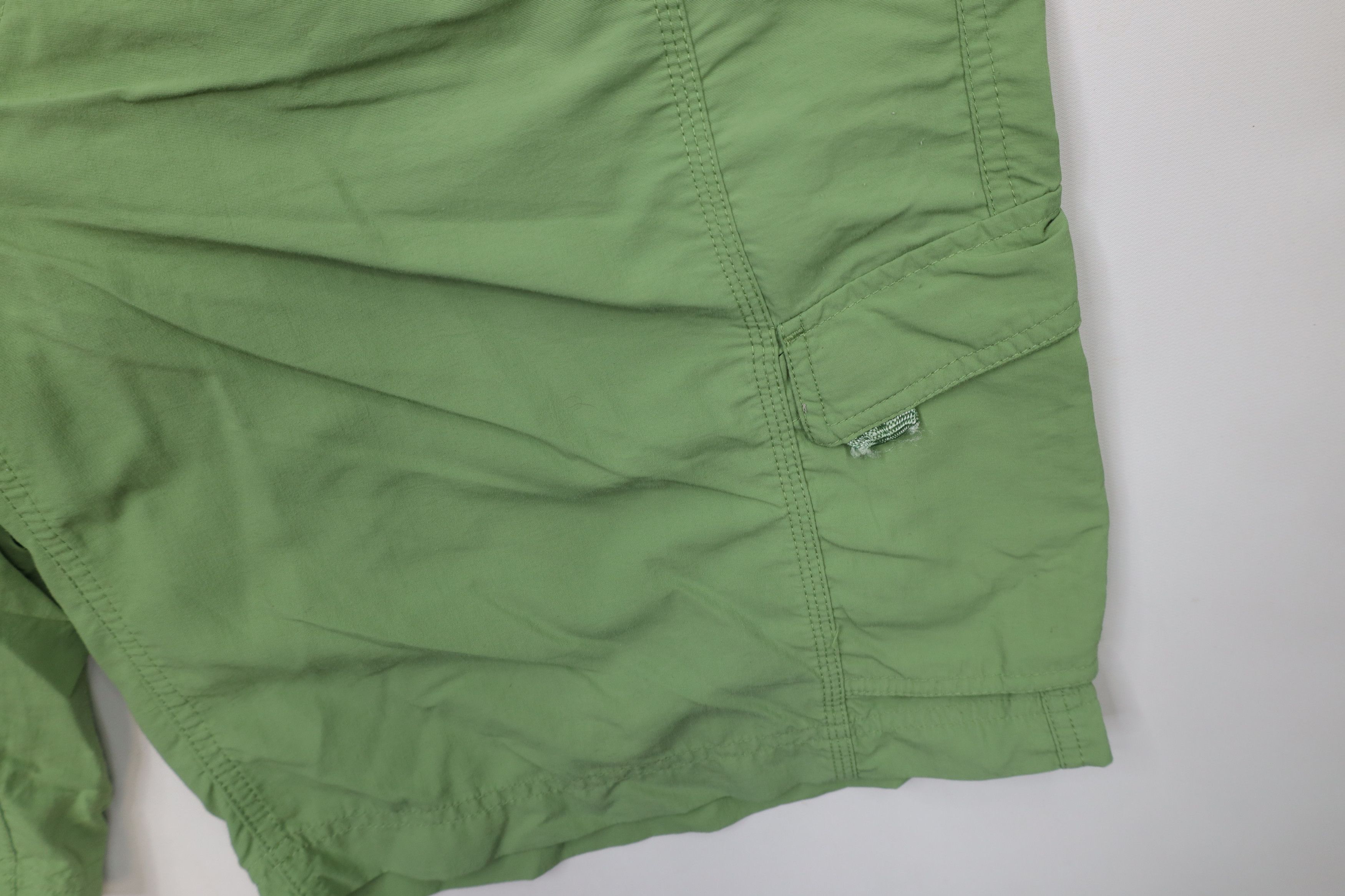 Eddie Bauer × Vintage Vintage Eddie Bauer Above Knee Cargo Shorts Light Green Size US 36 / EU 52 - 7 Thumbnail