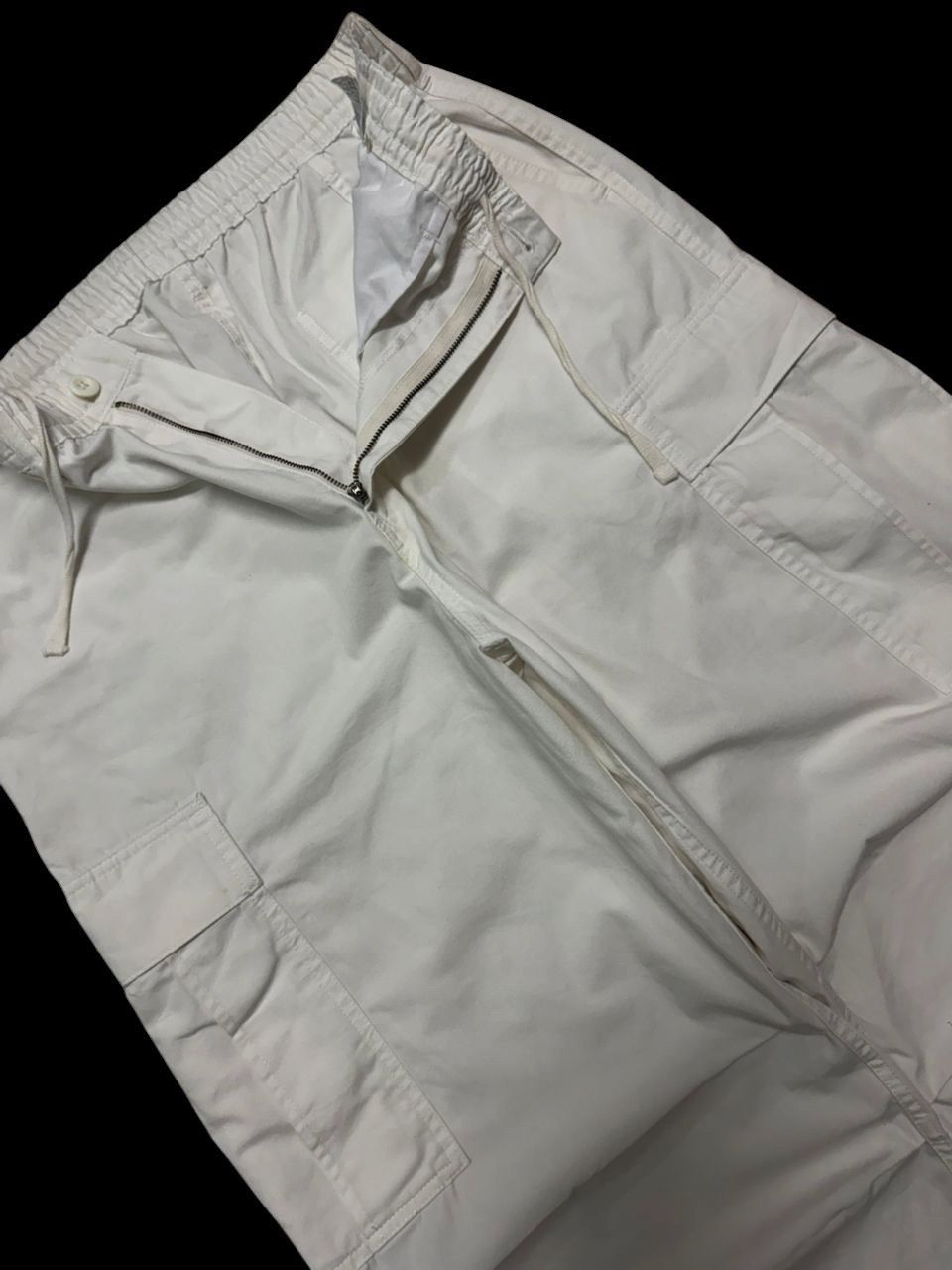GU GU Ballon Parachute Cargo Yohji Yamamoto Style White Size US 34 / EU 50 - 7 Thumbnail