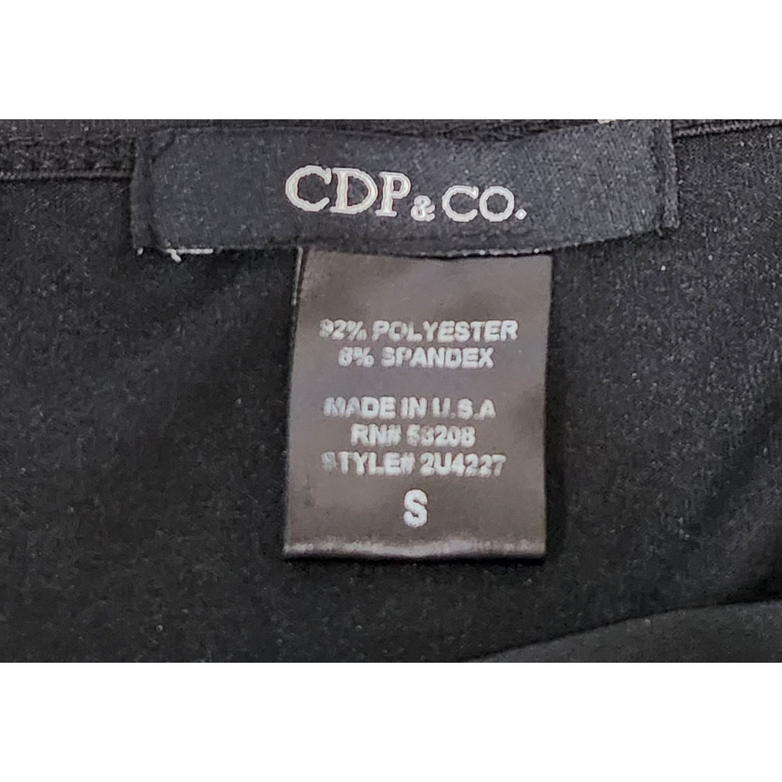Other CDP&Co. Black Adjustable Spaghetti Strap Tank Top Small Size S / US 4 / IT 40 - 4 Thumbnail