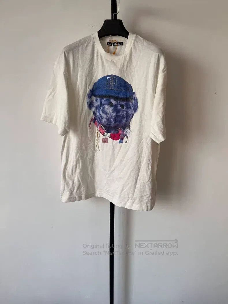 Acne Studios Acne Studios Face Expression Bear Print Crewneck Short Sle Size US XS / EU 42 / 0 - 1 Thumbnail
