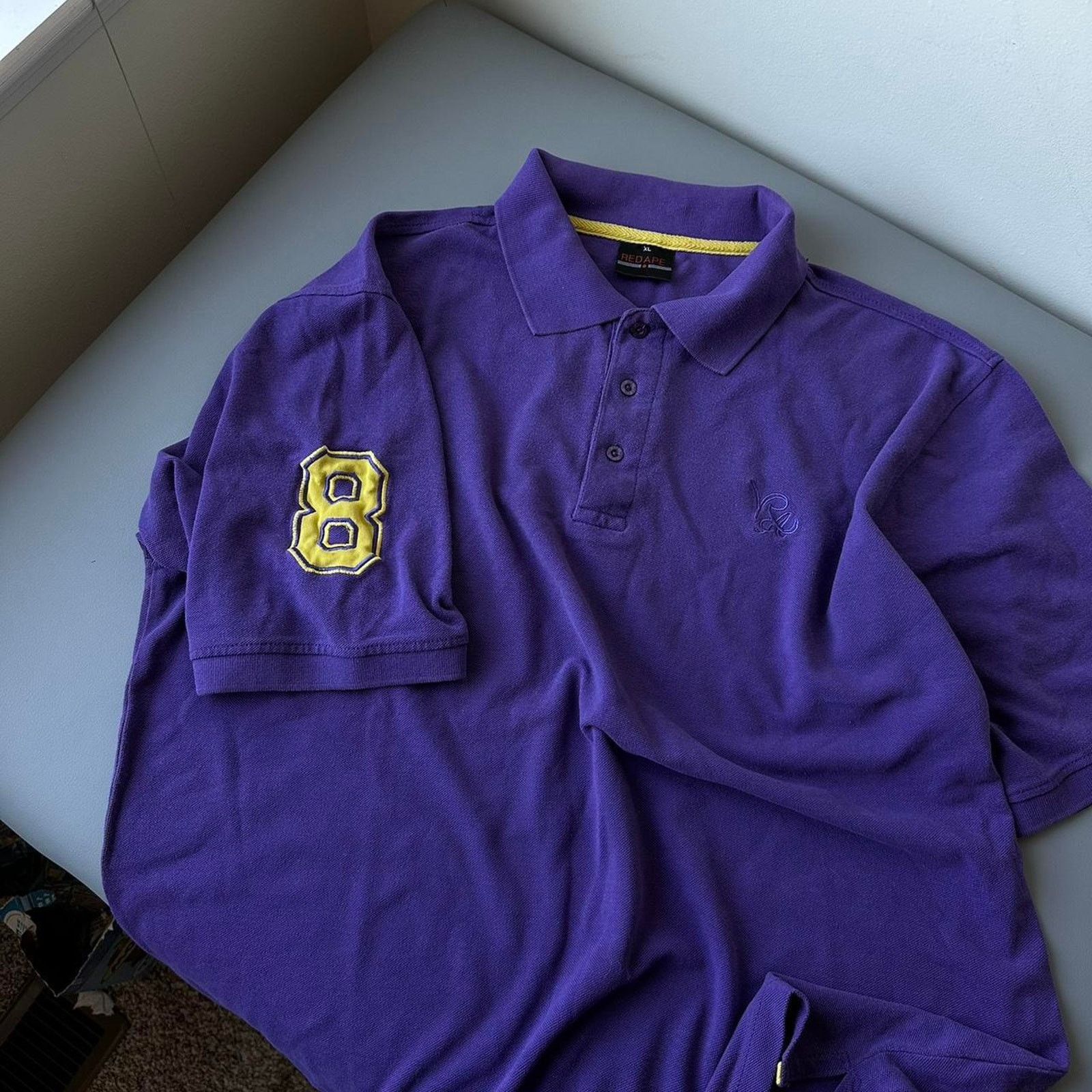 Vintage Vintage Los Angeles Lakers Kobe Bryant LA Polo Shirt Size US XL / EU 56 / 4 - 2 Thumbnail