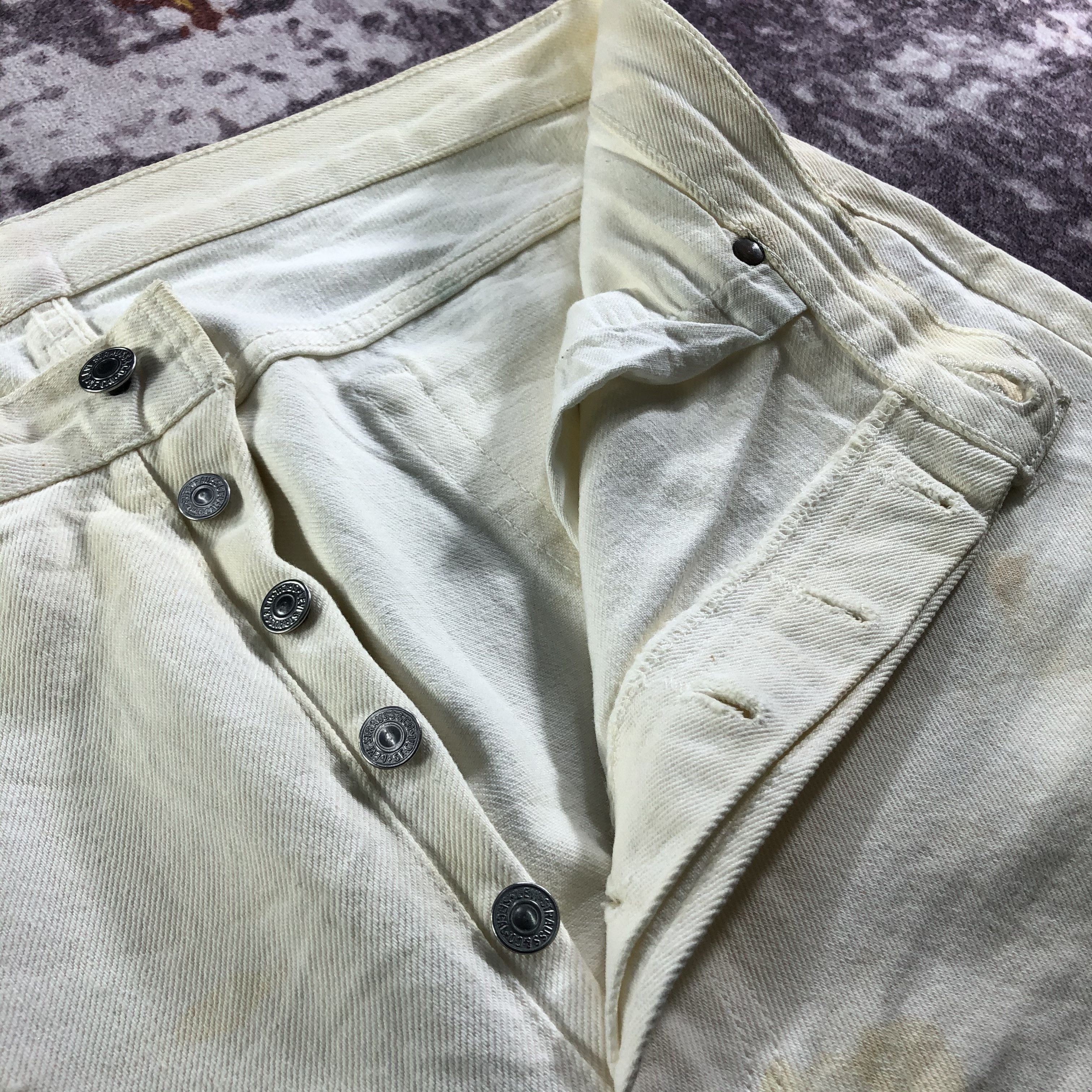 Levi's Vintage 90s Levis 501 Jeans-JM3433 Size US 37 - 6 Thumbnail