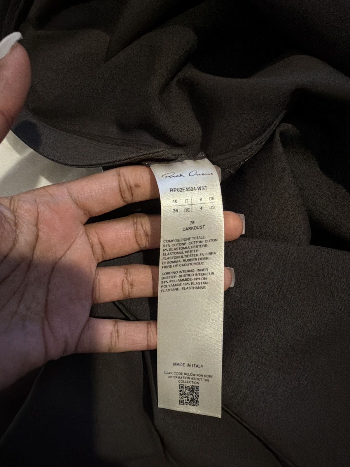 Rick Owens Rick owen's Gray Concordians Buster Maxi Dress Size S / US 4 / IT 40 - 5 Thumbnail
