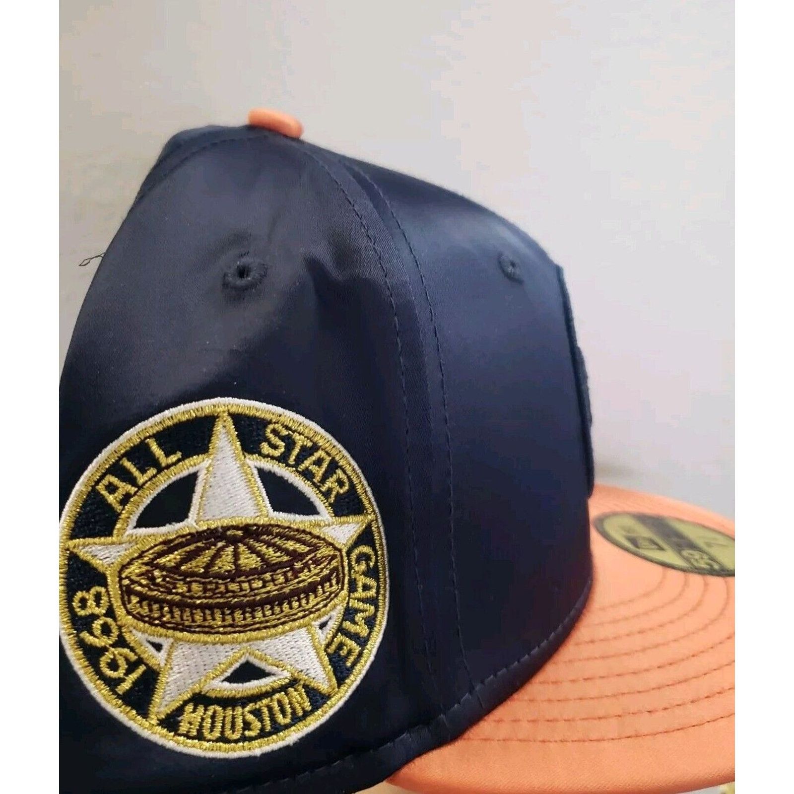 New Era Houston Astros Hat 1968 All Star Game Satin 7 3/4 New Era Size ONE SIZE - 2 Thumbnail