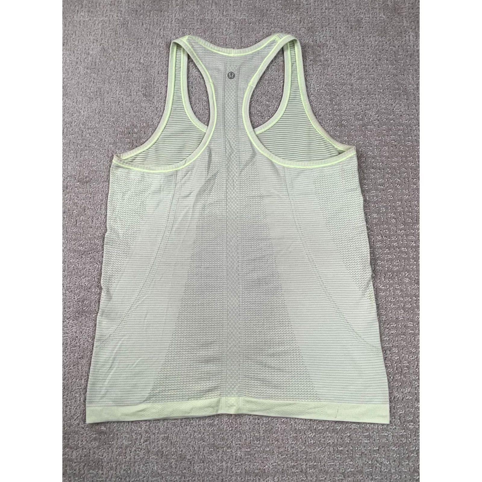 Lululemon Lululemon Tank Top Womens Size 8 Swiftly Tech Racerback Running Stretch Green Size M / US 6-8 / IT 42-44 - 5 Thumbnail
