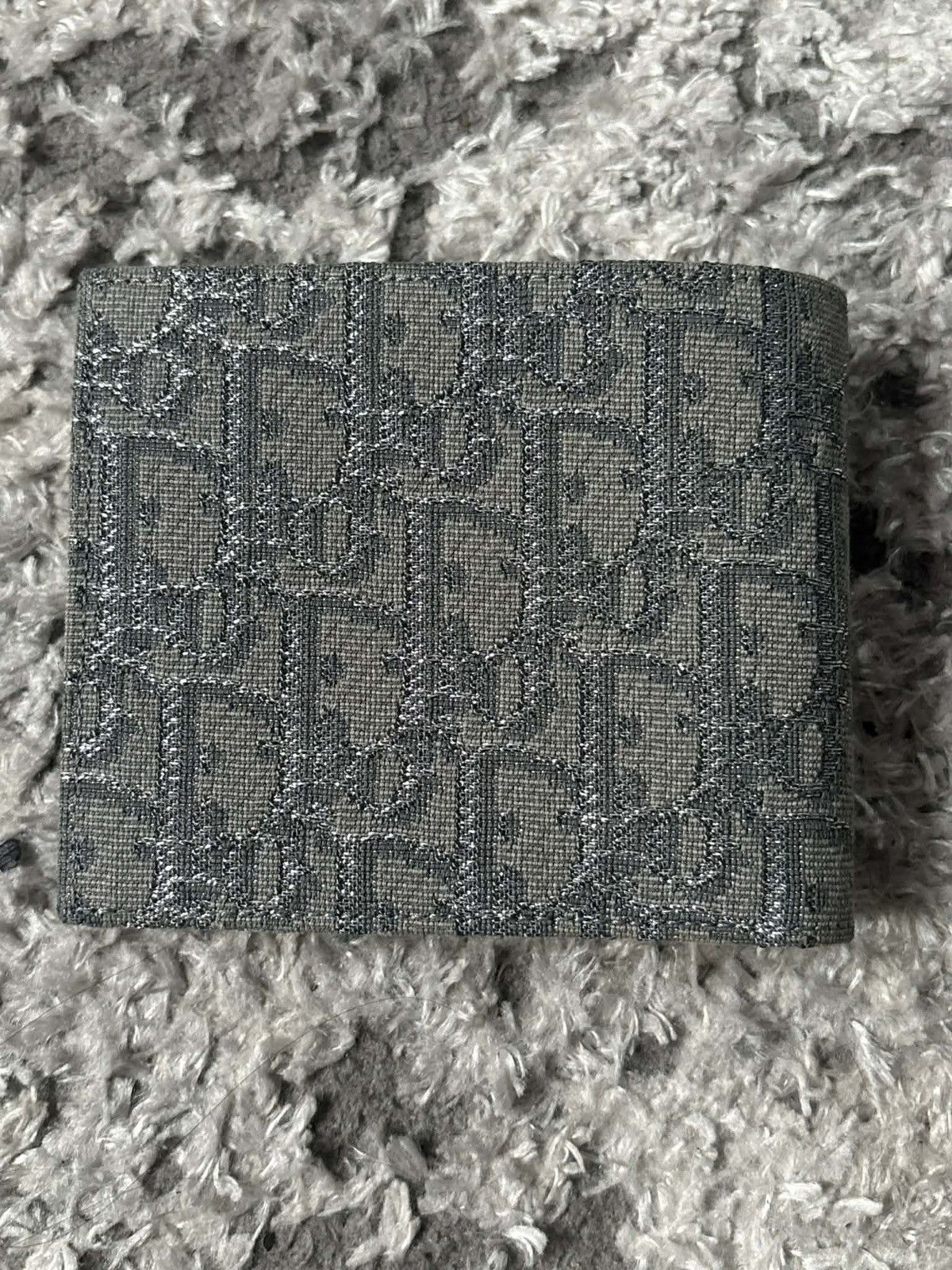 Dior Dior silver monogram wallet with coin pocket Size ONE SIZE - 3 Thumbnail
