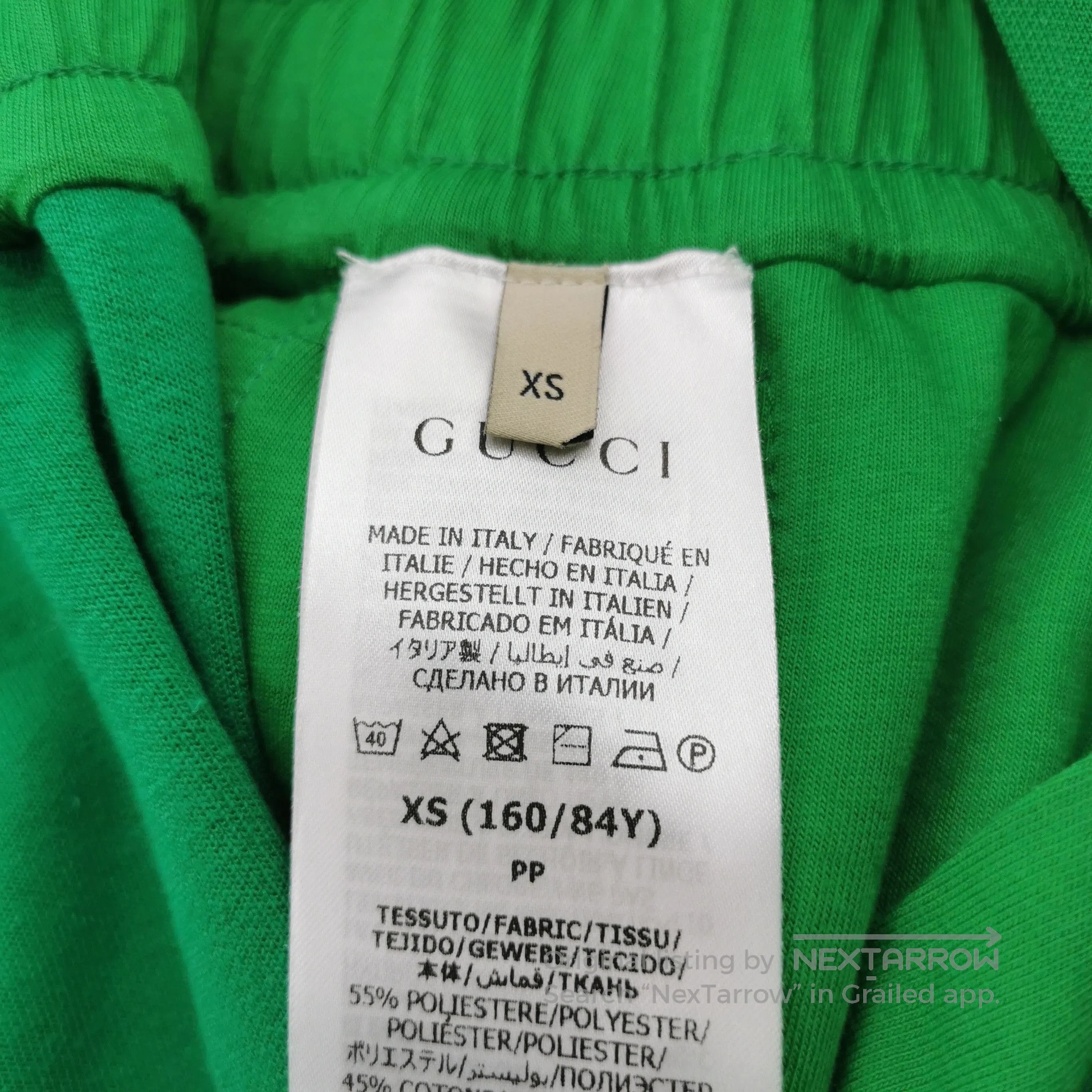 Gucci Gucci x adidas Green Logo Zip Collar Jumpsuit. Size 39" - 6 Thumbnail