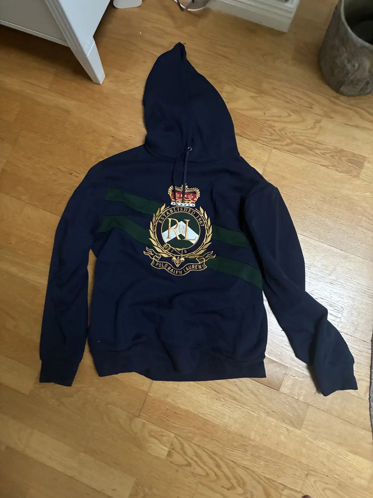 Polo Ralph Lauren Crest emblem striped hoodie Size US M / EU 48-50 / 2 - 1 Thumbnail