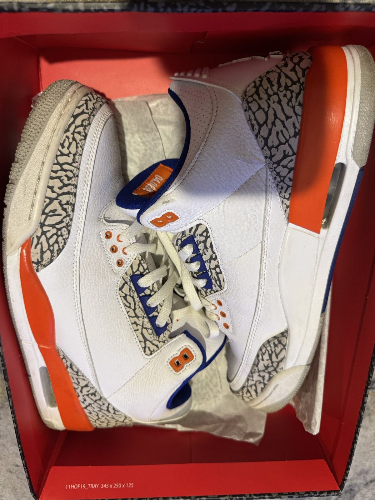 Jordan Brand × Nike Jordan 3’s “Knicks” Size US 10.5 / EU 43-44 - 3 Thumbnail