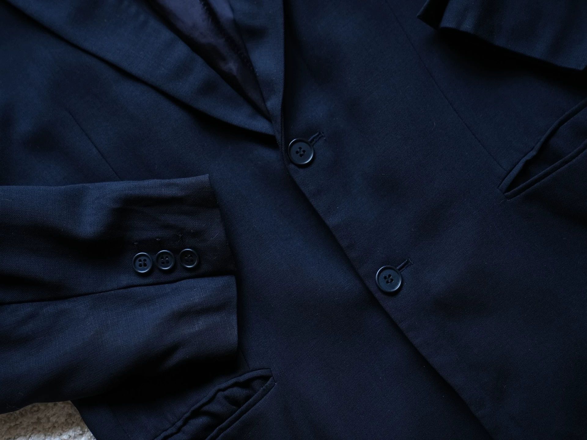 Armani ARMANI Wool Worsted Lined Suit IT50 Size 50R - 2 Thumbnail