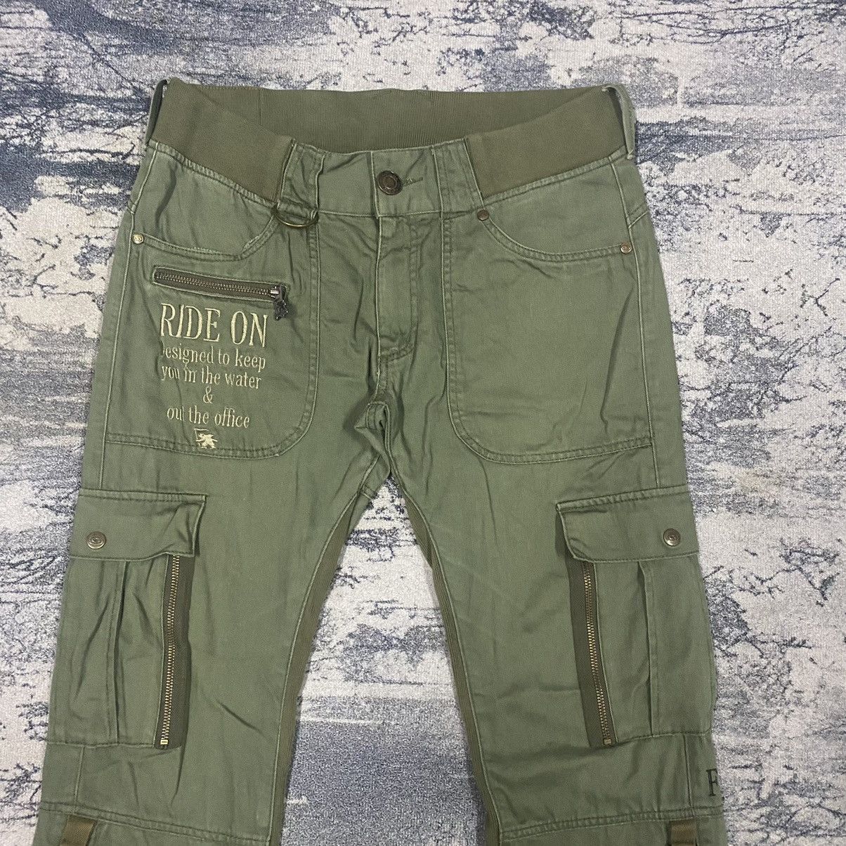 Army Of Me × Japanese Brand × Voodoo Tactical Vintage Japanese Gotcha SpellOut Tactical Bondage Cargo Pant Size US 33 - 2 Thumbnail