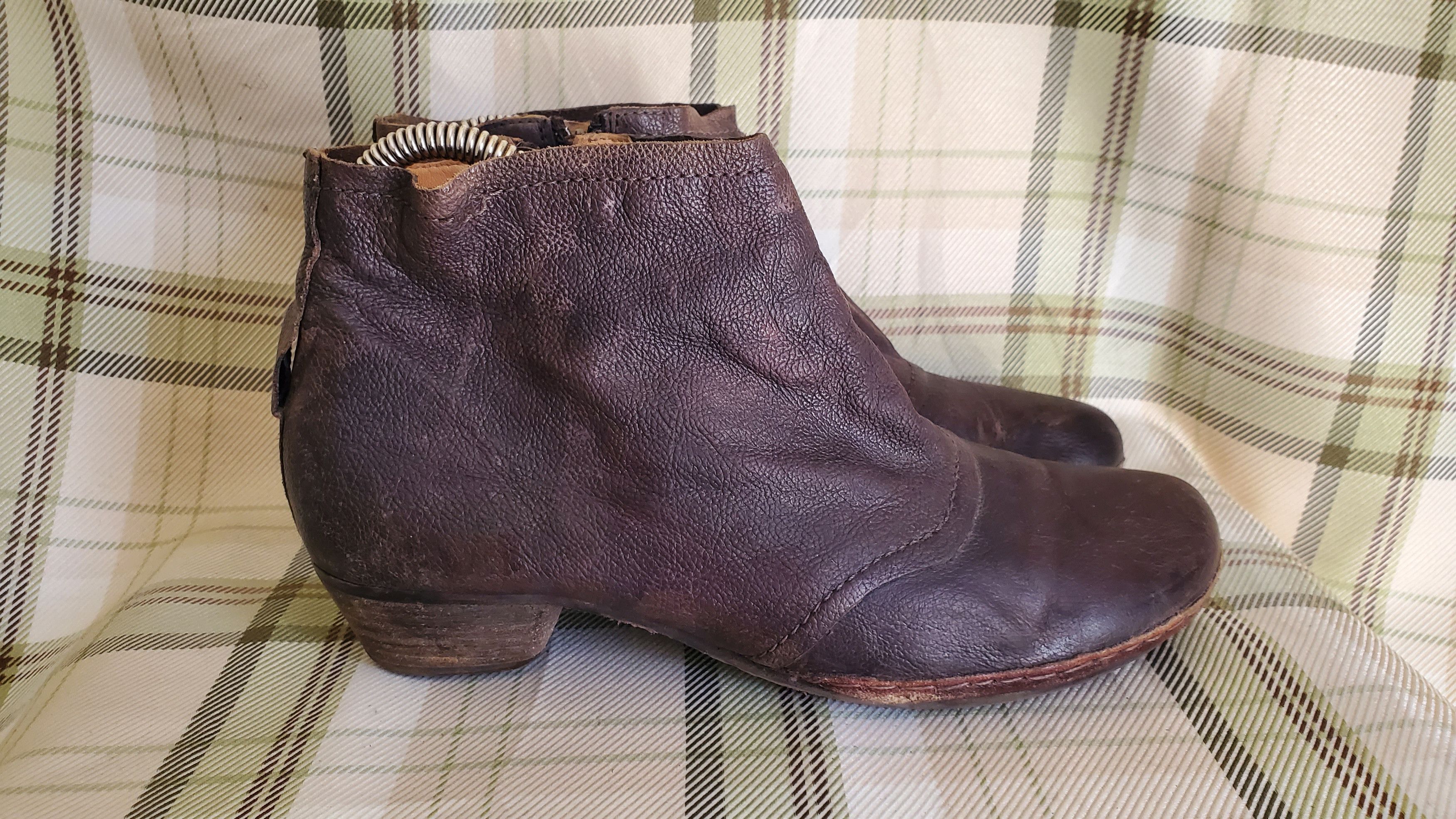 A.S.98 A.S 98 Brown Ankle Pull On Boots Size US 8 / IT 38 - 1 Thumbnail
