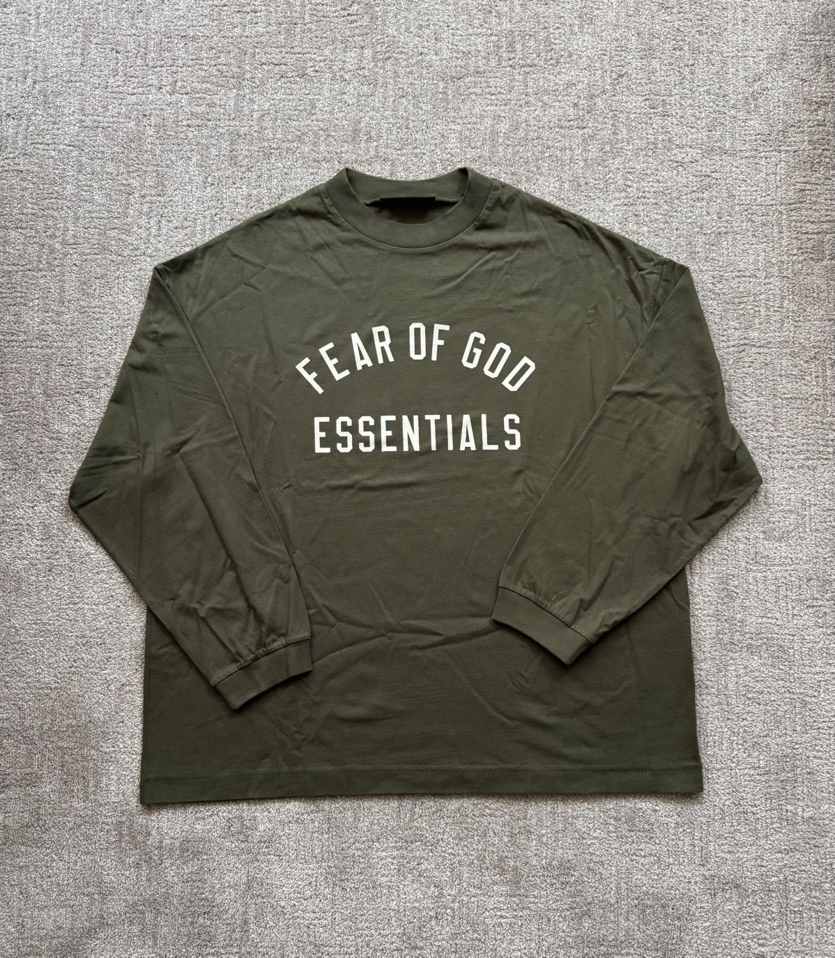 Fear of God Essentials Jersey Long Sleeve Tee Size US S / EU 44-46 / 1 - 1 Thumbnail