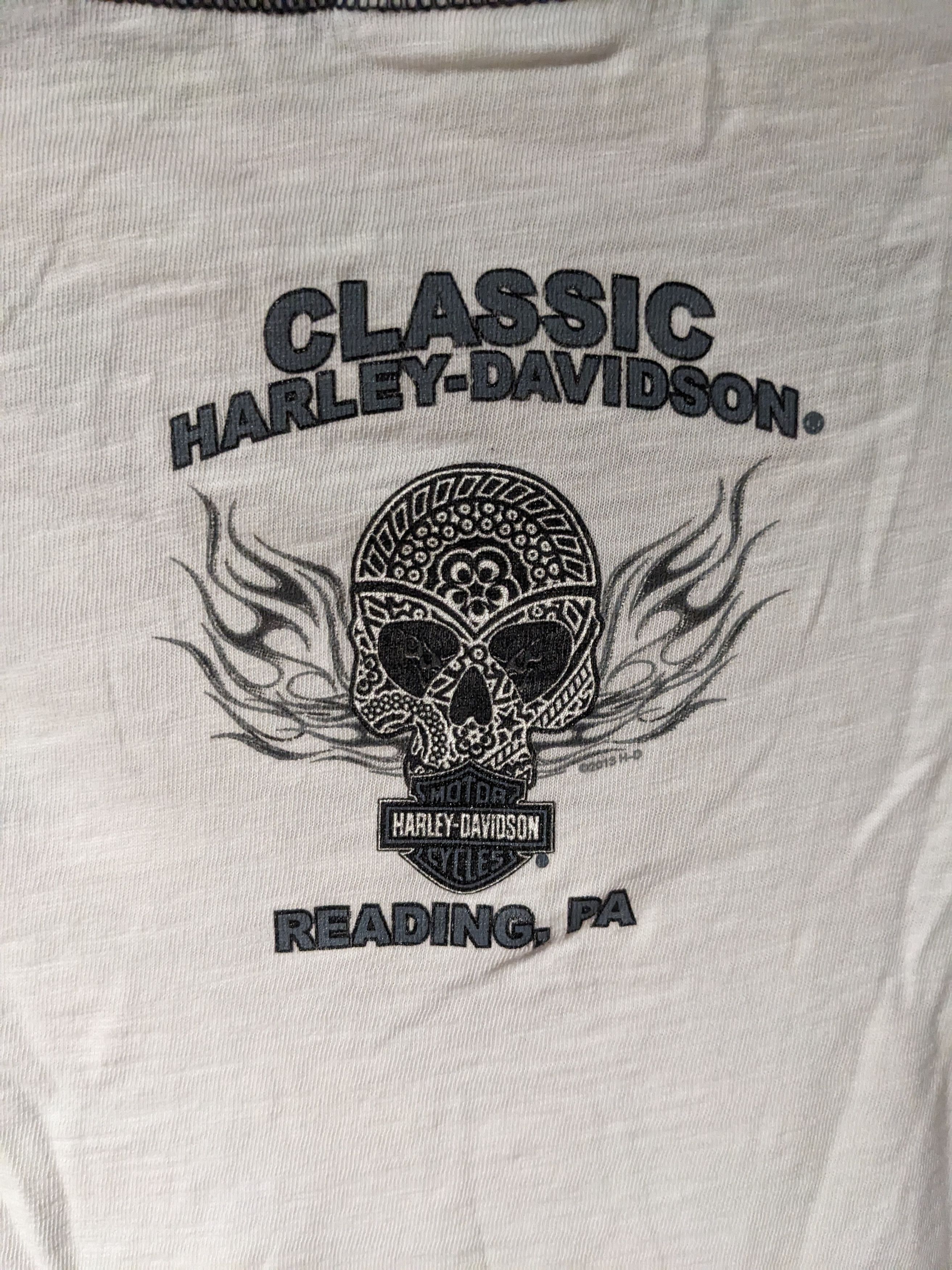 Harley Davidson × Vintage Vintage 2013 Harley Davidson Baseball Womans Medium T-Shirt Size M / US 6-8 / IT 42-44 - 5 Thumbnail