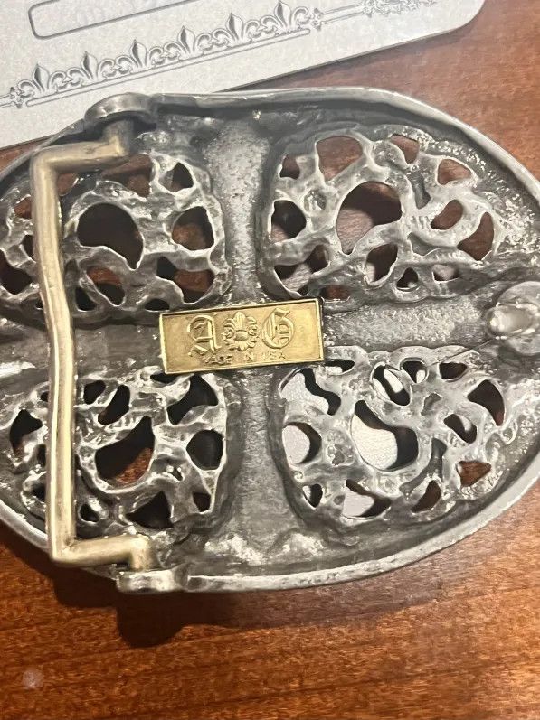 A&G Rock A&G Rock Oval Belt Buckle *Chrome Hearts Lookalike* Size ONE SIZE - 5 Thumbnail