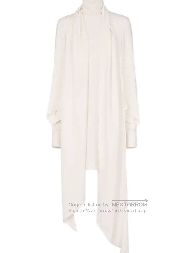 Fendi Fendi Showpiece Silk Ribbon Long Sleeve Dress Size XS / US 0-2 / IT 36-38 - 1 Thumbnail