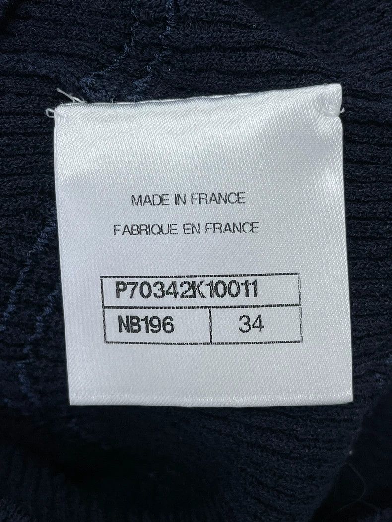 Chanel Chanel Blue knitted bow chest Size XXS / US 00 / IT 34 - 6 Thumbnail
