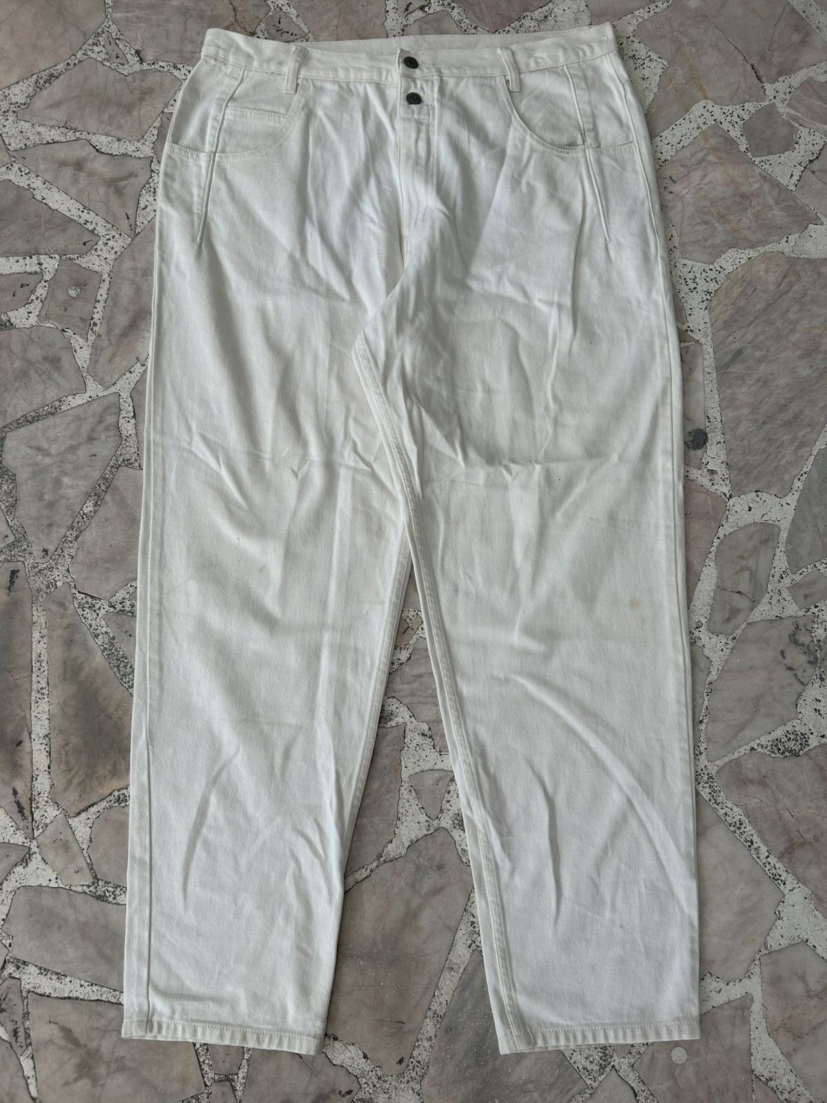 Guess Guess USA Denim White Vintage Size US 37 - 1 Thumbnail