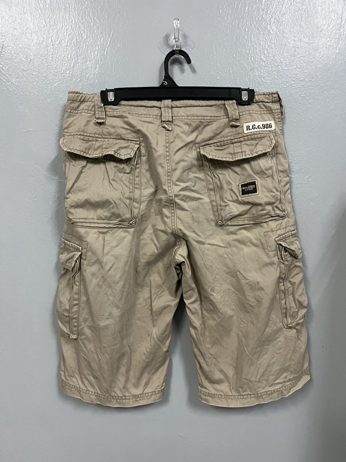 Japanese Brand Real Crush Clothing cargo shorts pants Size US 33 - 1 Thumbnail