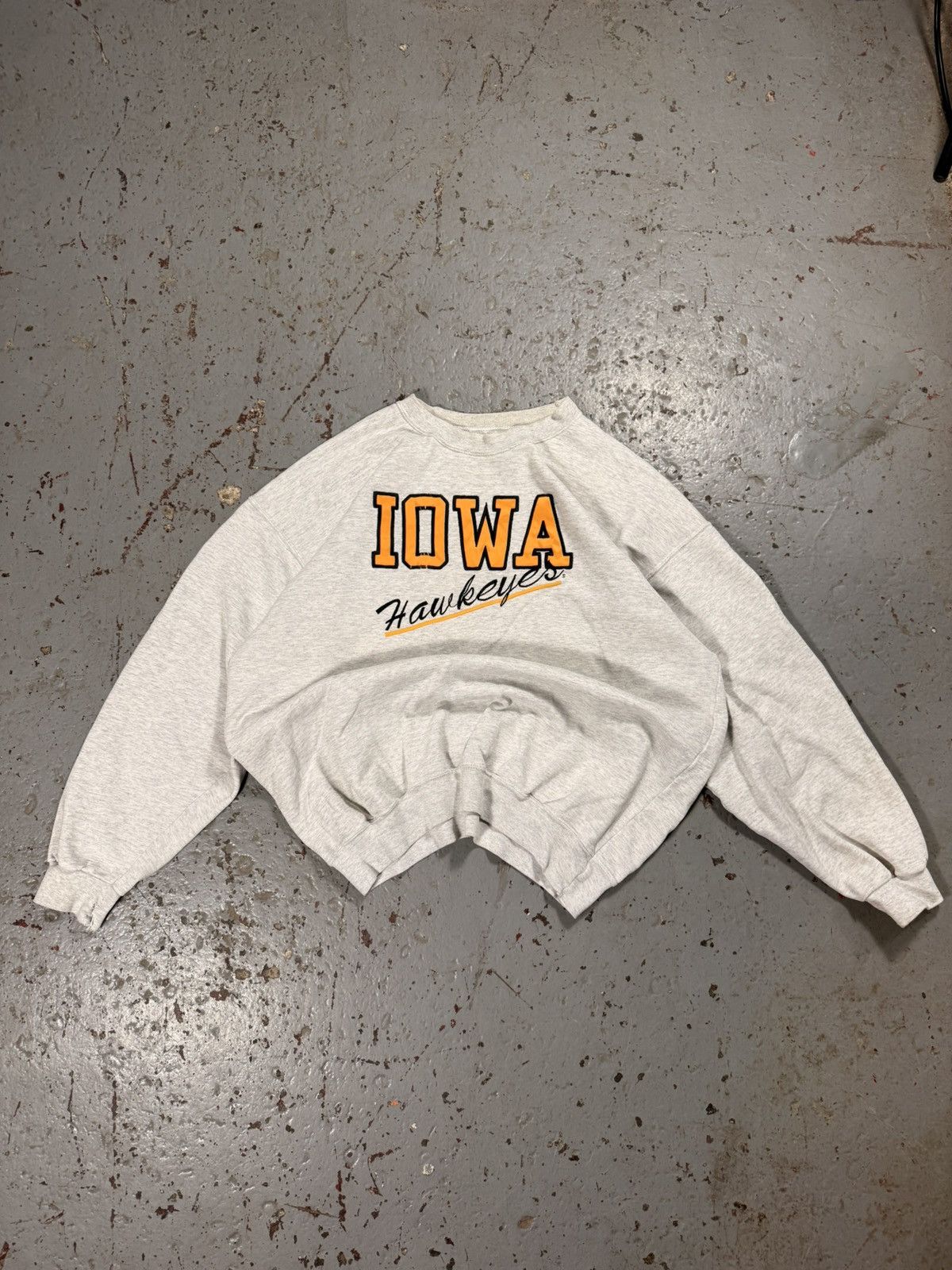 Vintage Iowa State Hawkeyes Distressed Crewneck