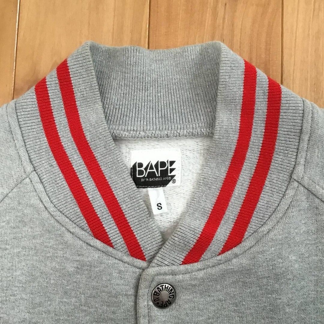 Bape BAPE LOGO Sweat varsity jacket a bathing ape NIGO Size US S / EU 44-46 / 1 - 7 Thumbnail
