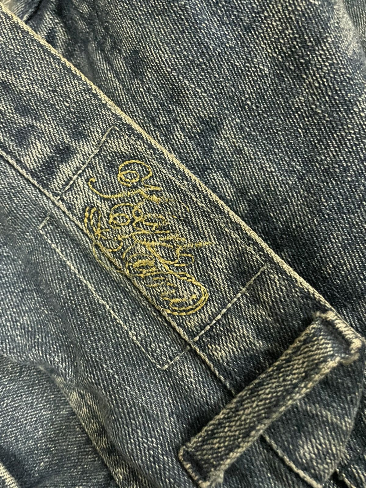 Designer × Karl Kani Karl Kani Baggy Studded Jeans Distressed Denim Size US 38 / EU 54 - 5 Thumbnail