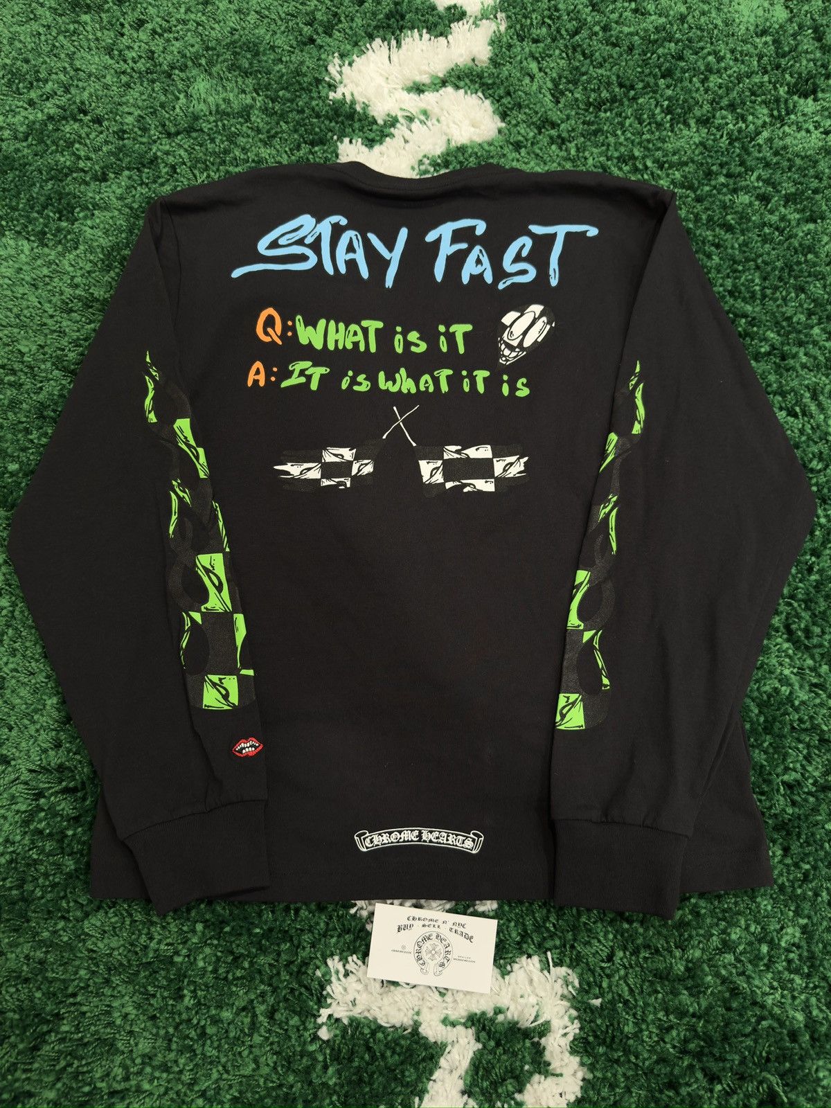 Chrome Hearts Sex Records Green Long Sleeve | Grailed
