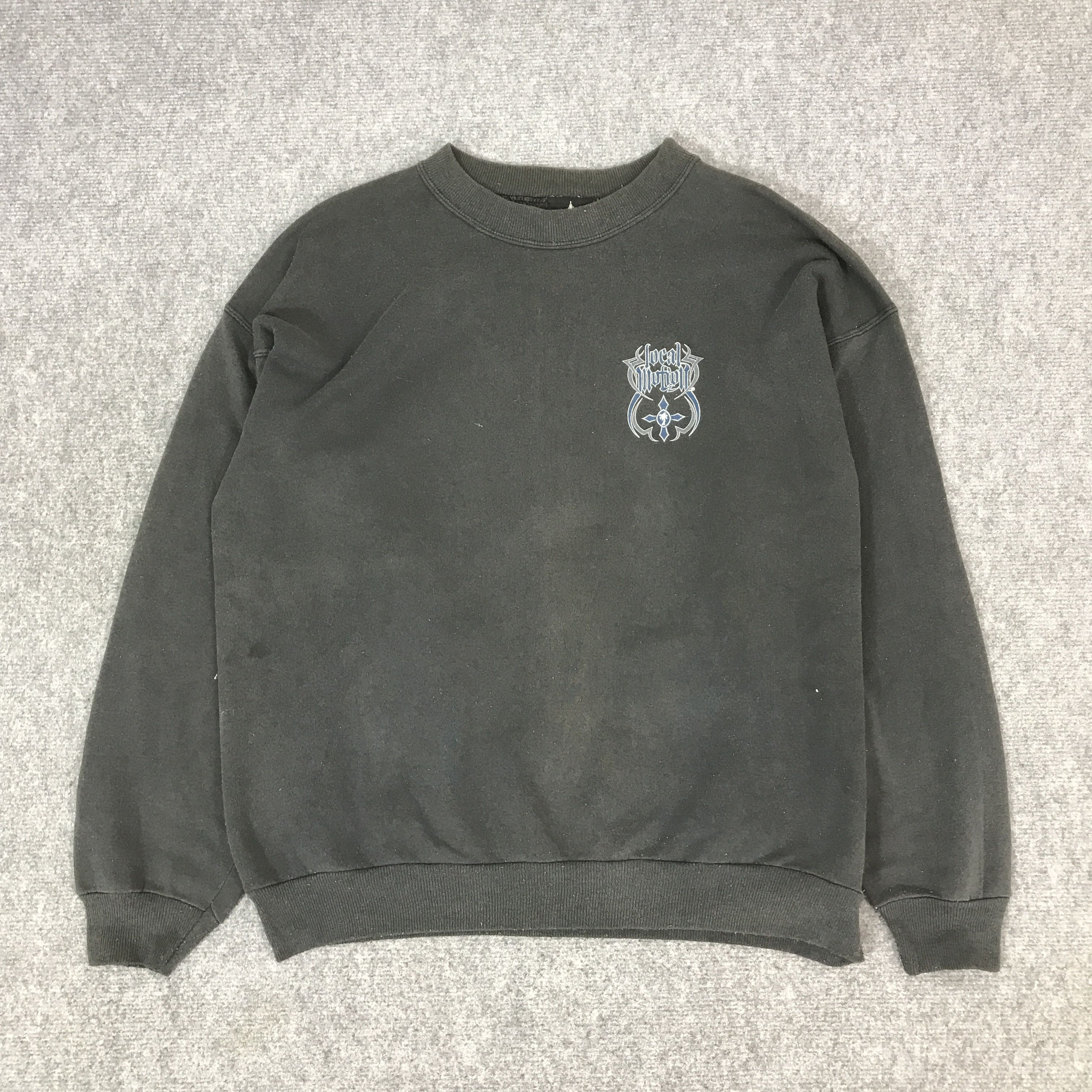 Vintage Locol Motion Gothic Black faded Style sweatshirts Size US L / EU 52-54 / 3 - 2 Thumbnail