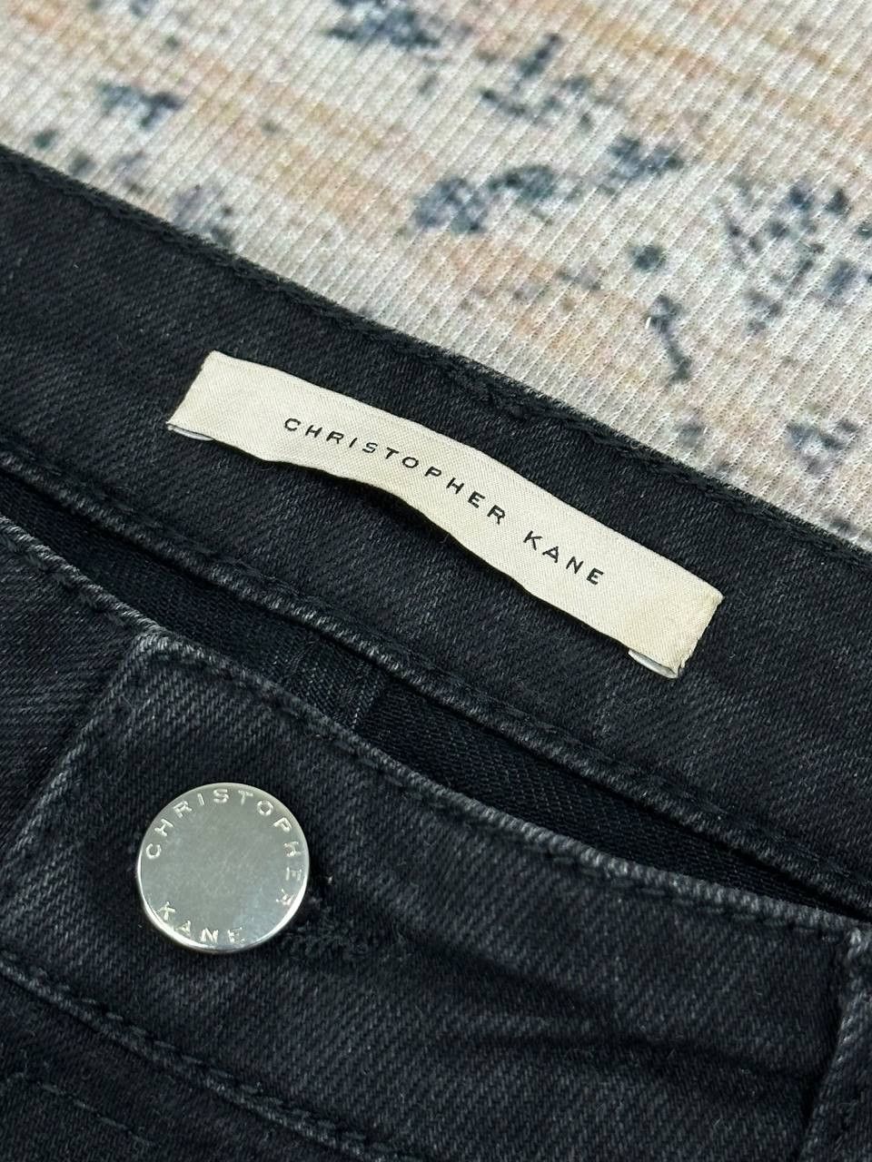 Christopher Kane Christopher Kane Black Denim Avant Garde Jeans Size US 32 / EU 48 - 6 Thumbnail
