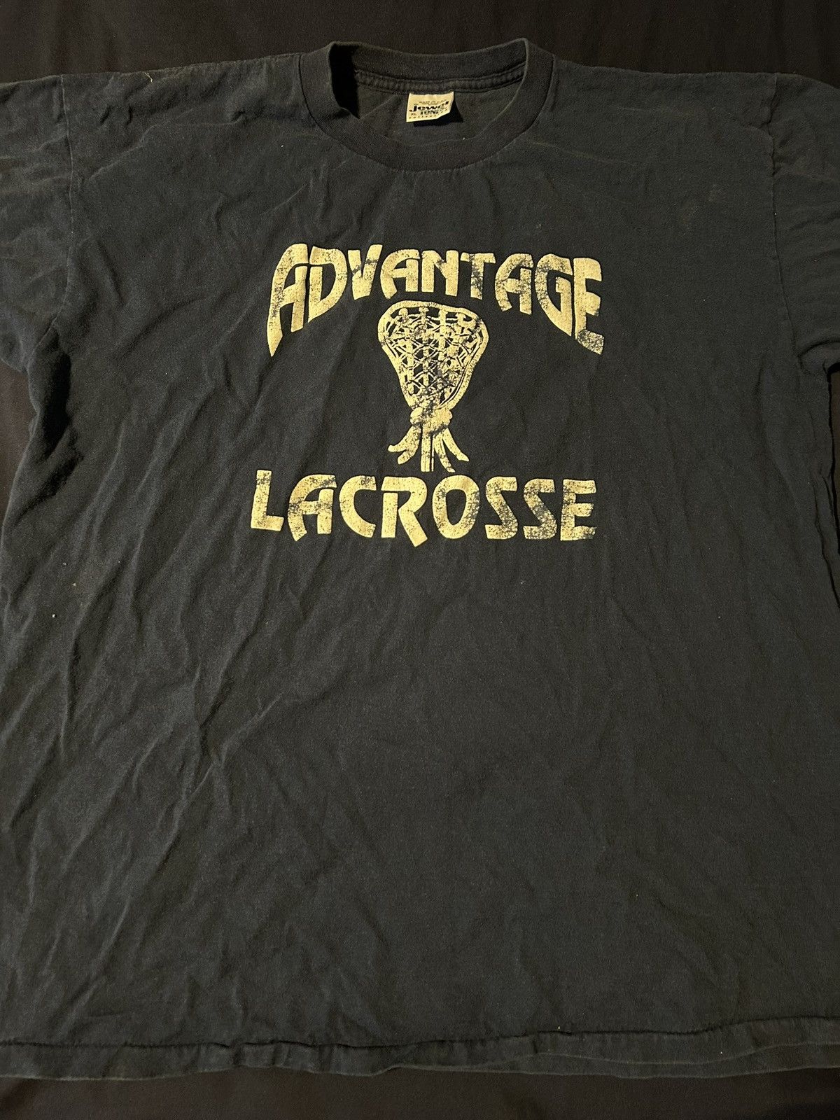Other Vintage Jewel Tones Advantage Lacrosse Navy T-Shirt #16 Size US XL / EU 56 / 4 - 2 Thumbnail