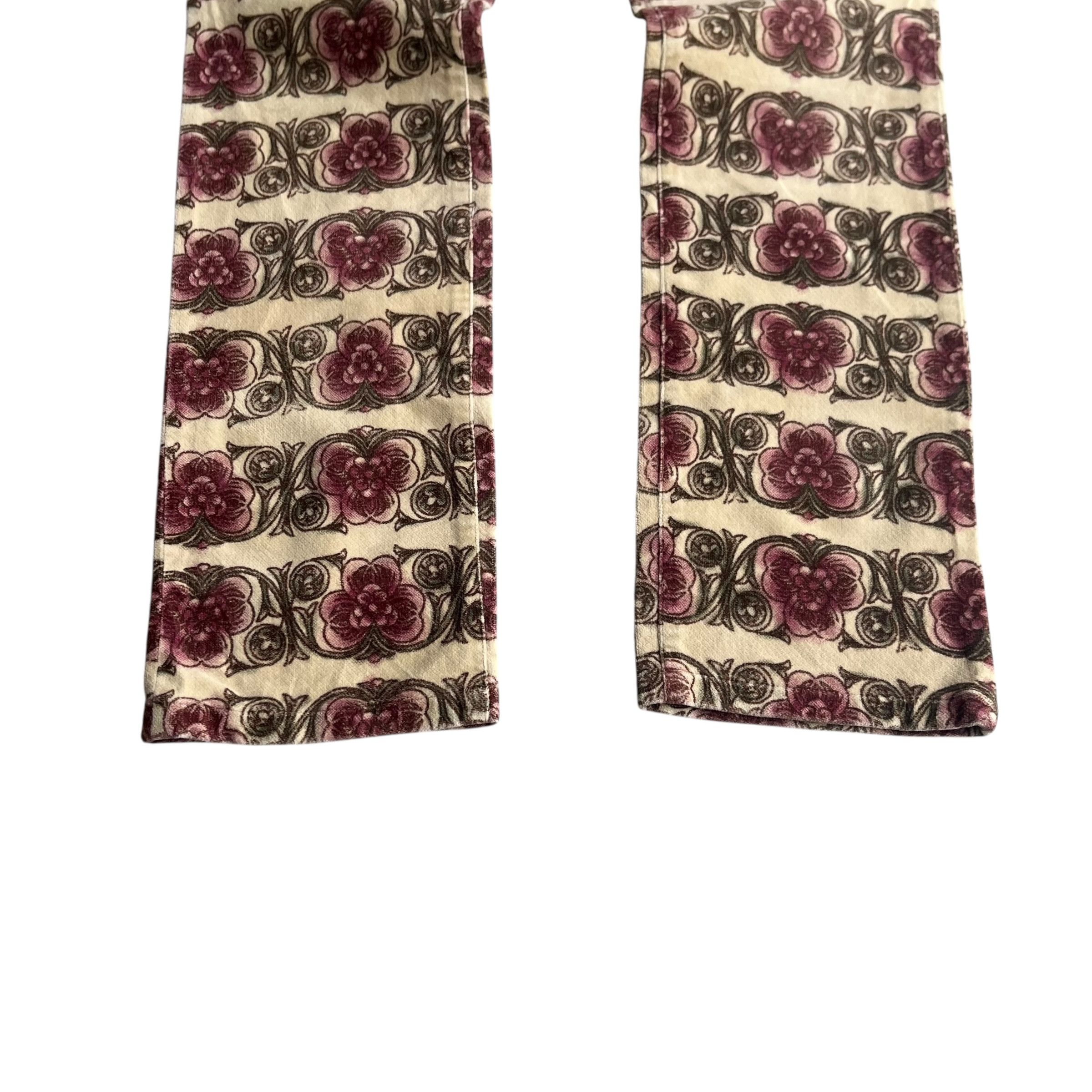 Japanese Brand Algonquins Floral Printed Hysteric Style Size US 28 / EU 44 - 4 Thumbnail