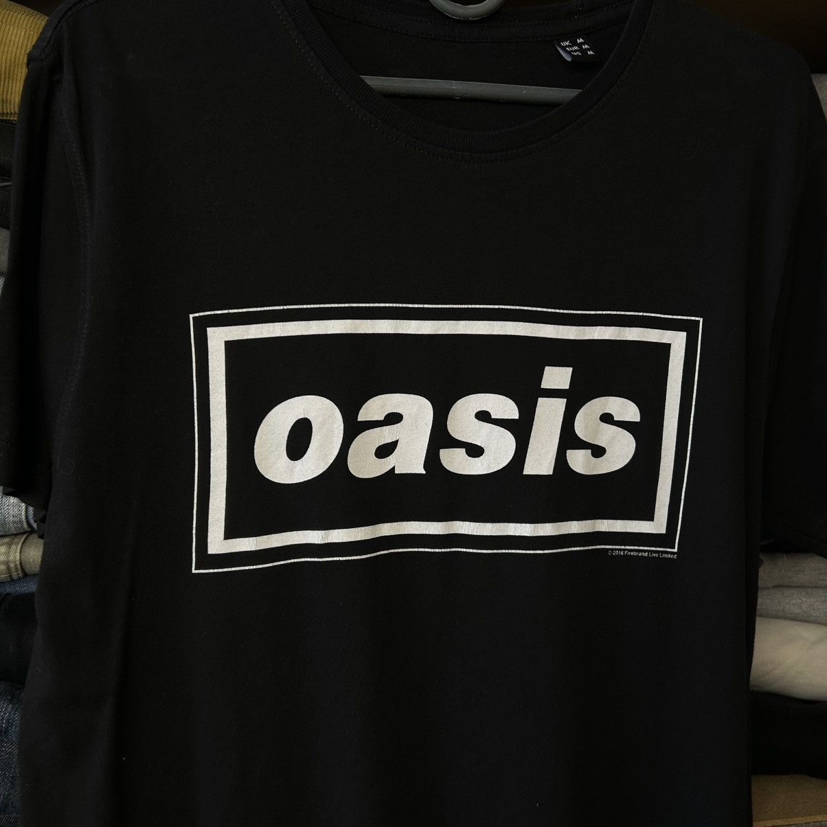 Band Tees Vintage Oasis 2016 Box Logo Rock Band streetwear tee size M Size US M / EU 48-50 / 2 - 2 Thumbnail