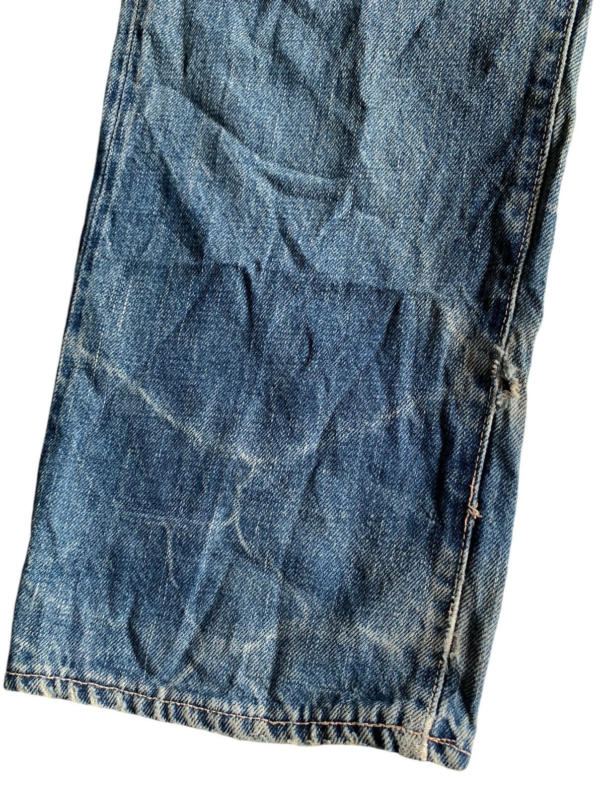 Japanese Brand × Vintage Omnigod Damage Rare Selvedge Distressed Denim☠️ Size US 32 / EU 48 - 19 Thumbnail