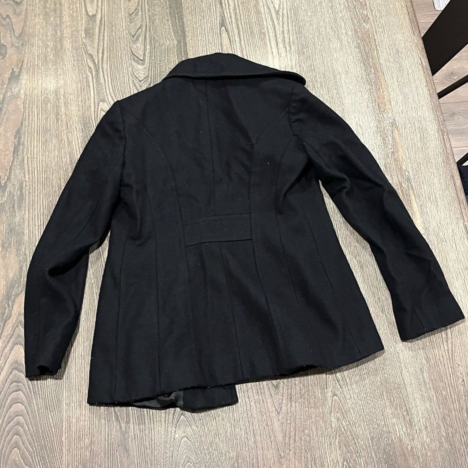 London Fog London Fog Wool Blazer Jacket Button Front Collared Lined Size S / US 4 / IT 40 - 3 Thumbnail