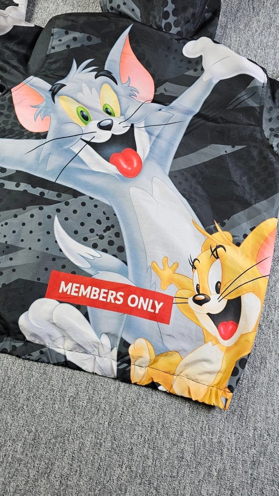 Members Only Members Only Tom & Jerry Jacket XL AOP 90s Y2K Retro Size US L / EU 52-54 / 3 - 4 Thumbnail