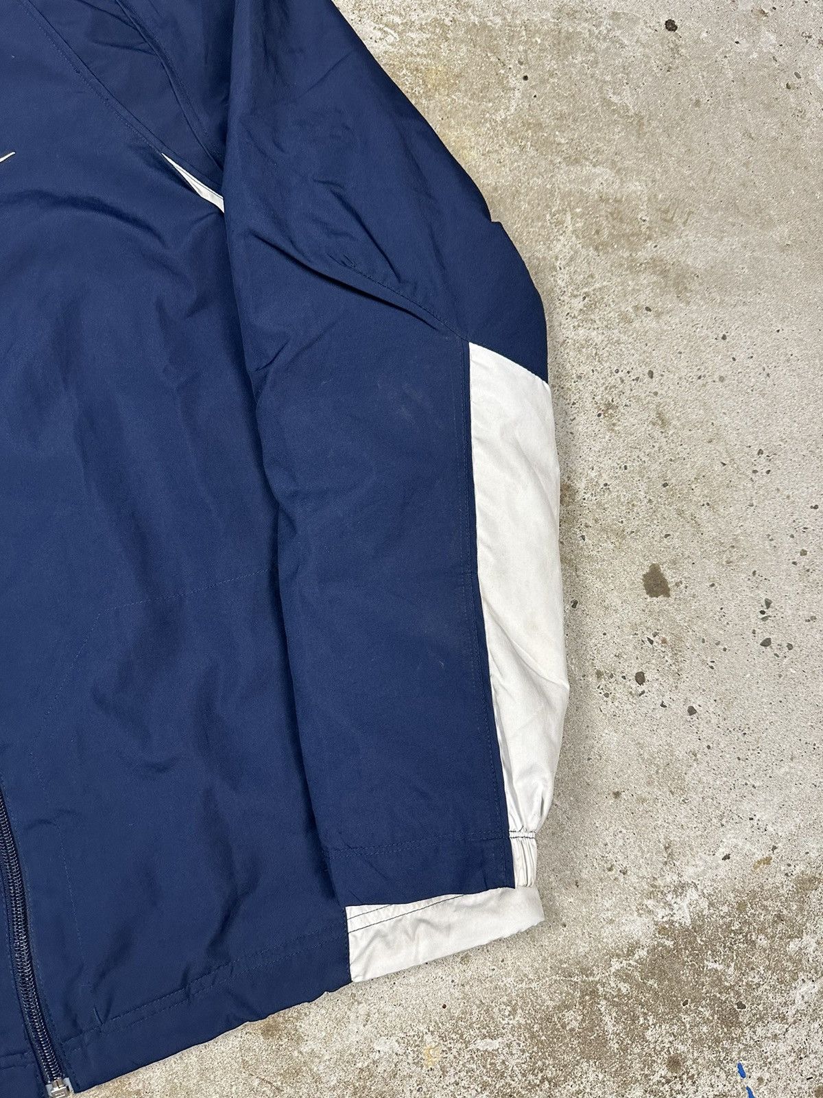 Nike × Vintage Vintage Y2K Nike Navy Track Jacket Swoosh Size US M / EU 48-50 / 2 - 6 Thumbnail