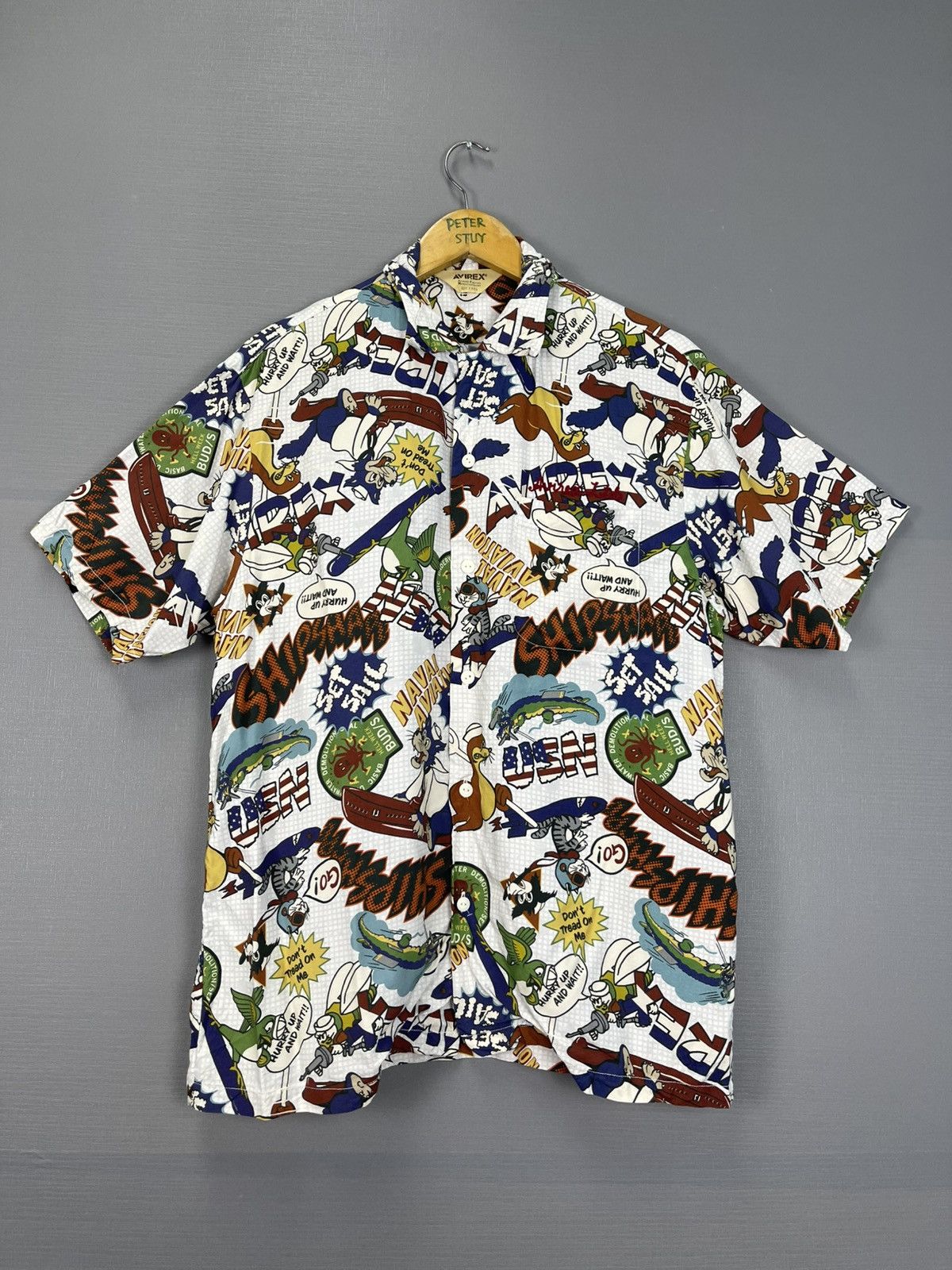 Avirex Vintage OP Avirex Button Shirt Size US M / EU 48-50 / 2 - 1 Thumbnail