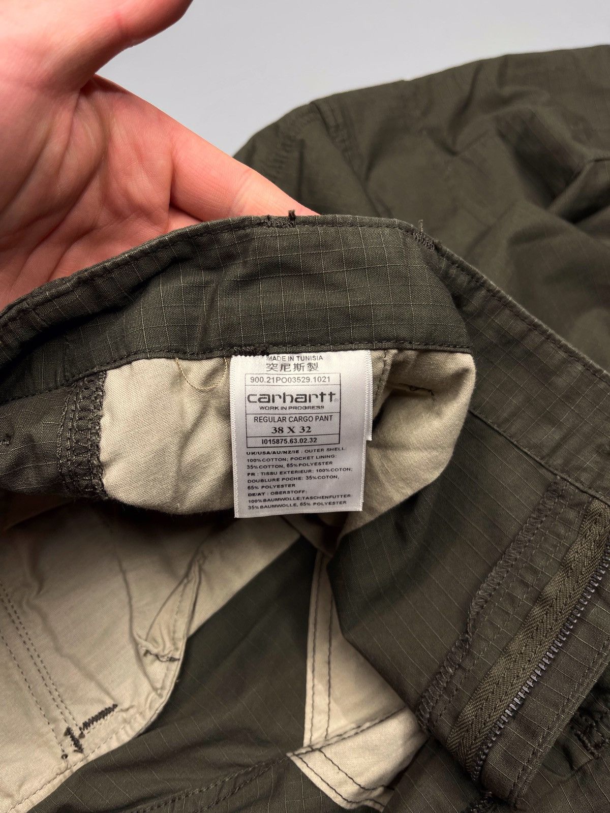 Carhartt × Carhartt Wip Vintage Y2k Carhartt Cargo Pants Size US 38 / EU 54 - 10 Thumbnail