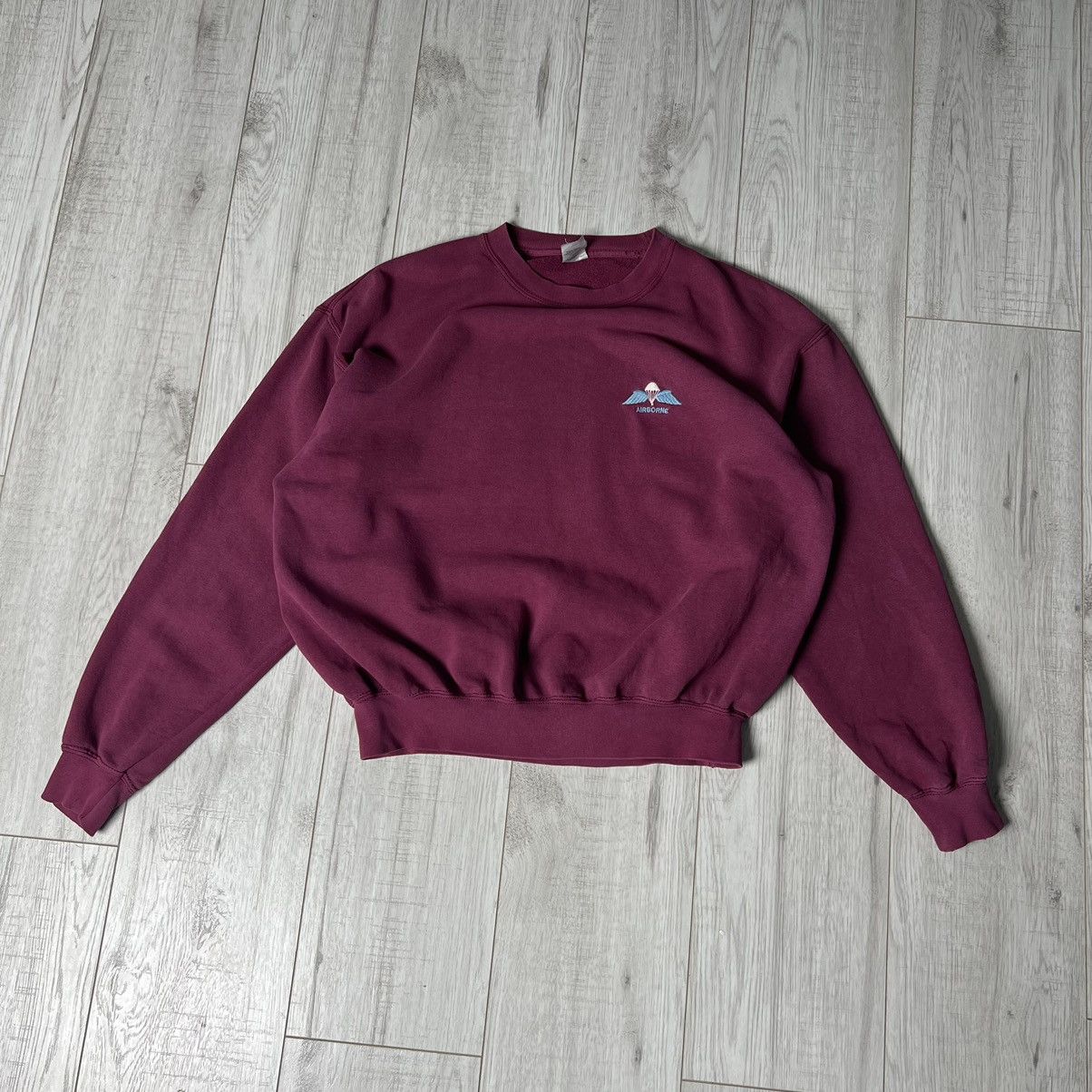 Other Airborne Vintage Military Sweatshirt Size US L / EU 52-54 / 3 - 4 Thumbnail