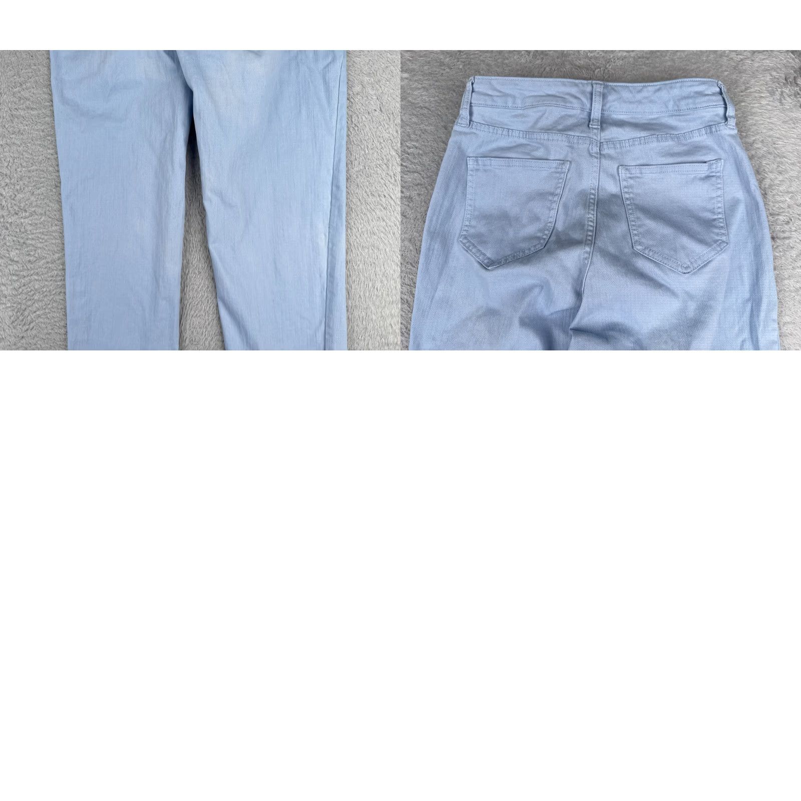 Nine West Nine West Jeans Women 6 Blue Denim Mid Rise Straight Leg Button Fly 26x25 Adults Regular Blue Distressed 90s Mens Size 28" / US 6 / IT 42 - 10 Thumbnail