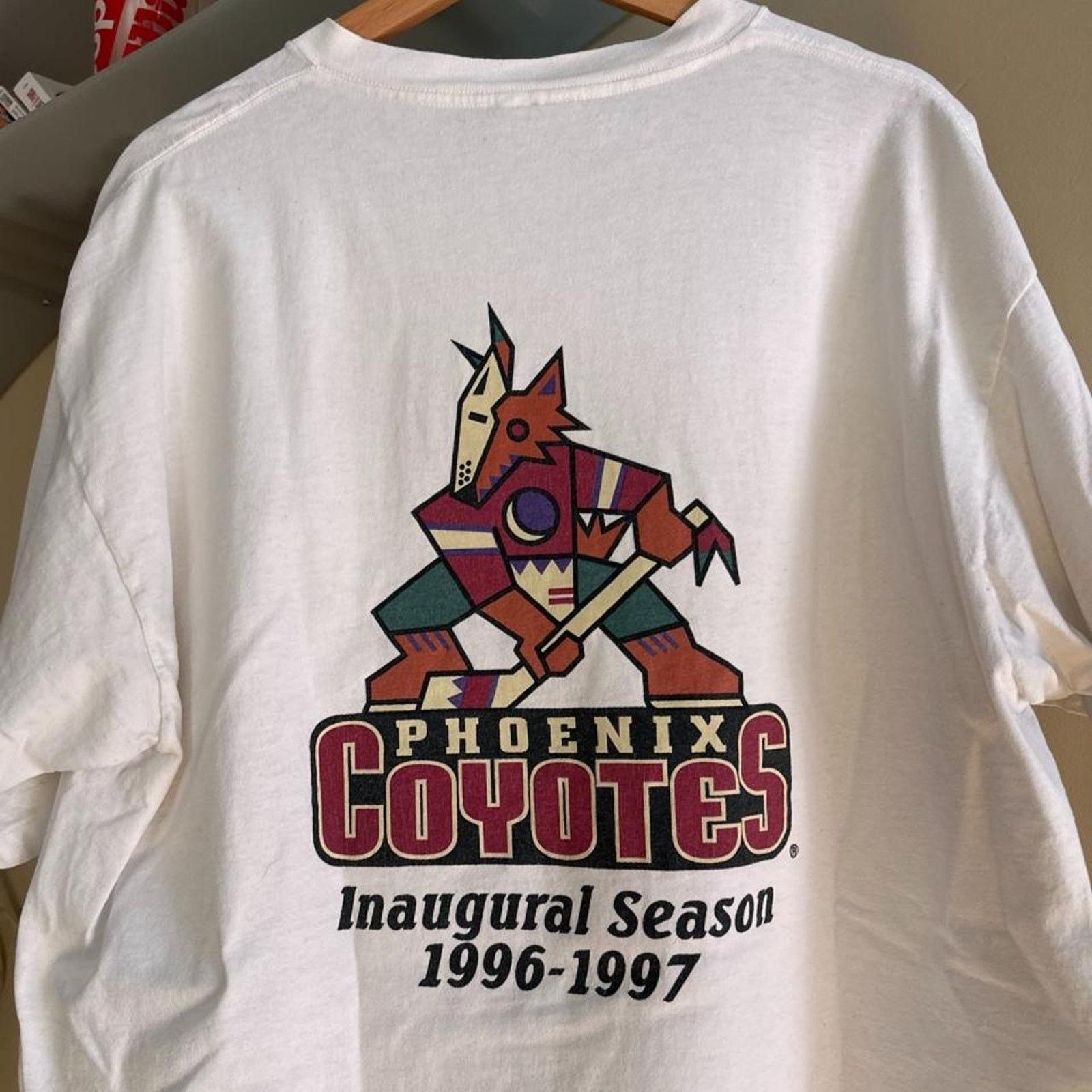 NHL × Vintage Vintage Phoenix Coyotes Shirt Size US XL / EU 56 / 4 - 2 Thumbnail
