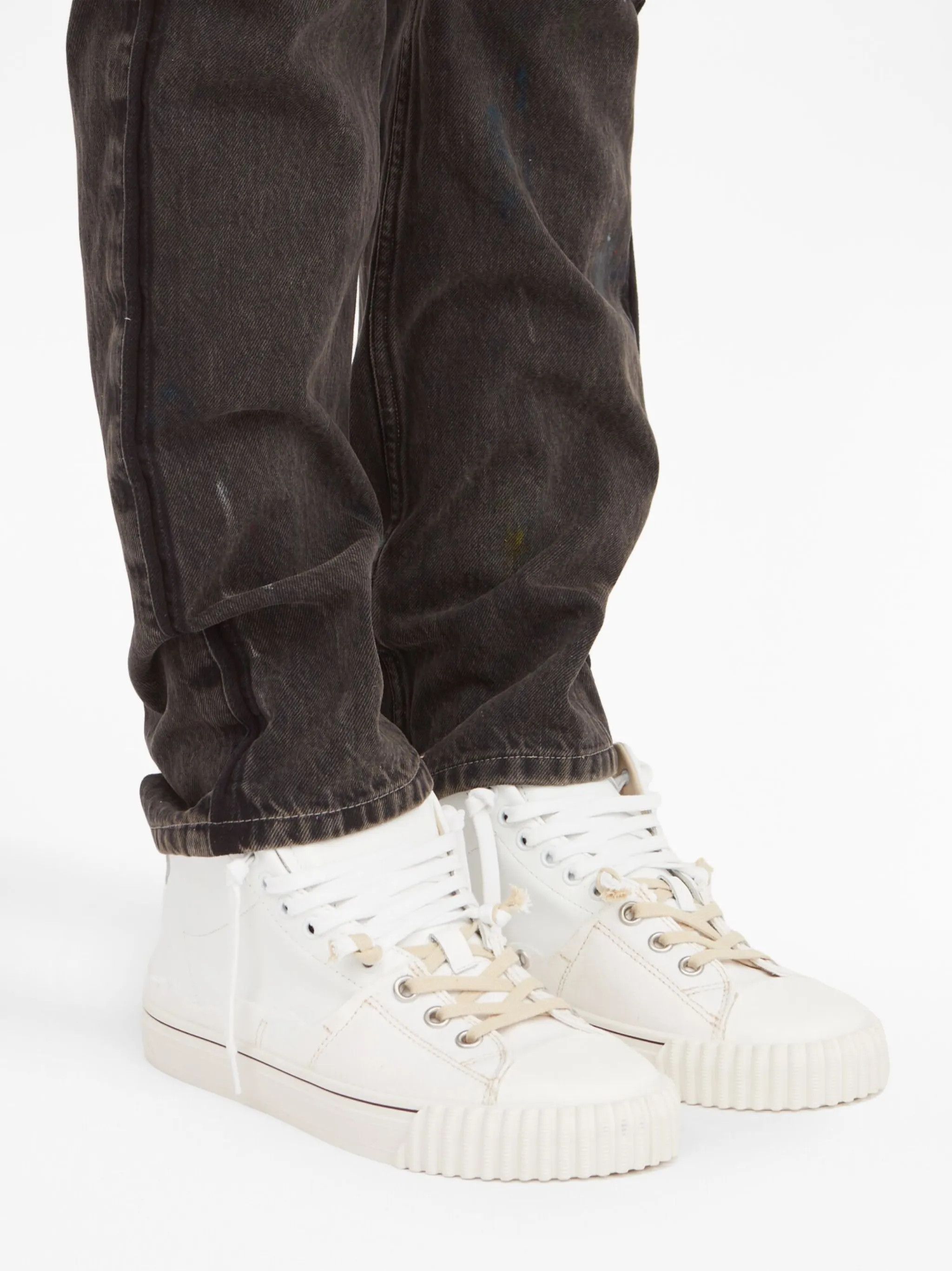 Maison Margiela oc11z0725 Hi-Top Sneakers in White Size US 12 / EU 45 - 6 Thumbnail