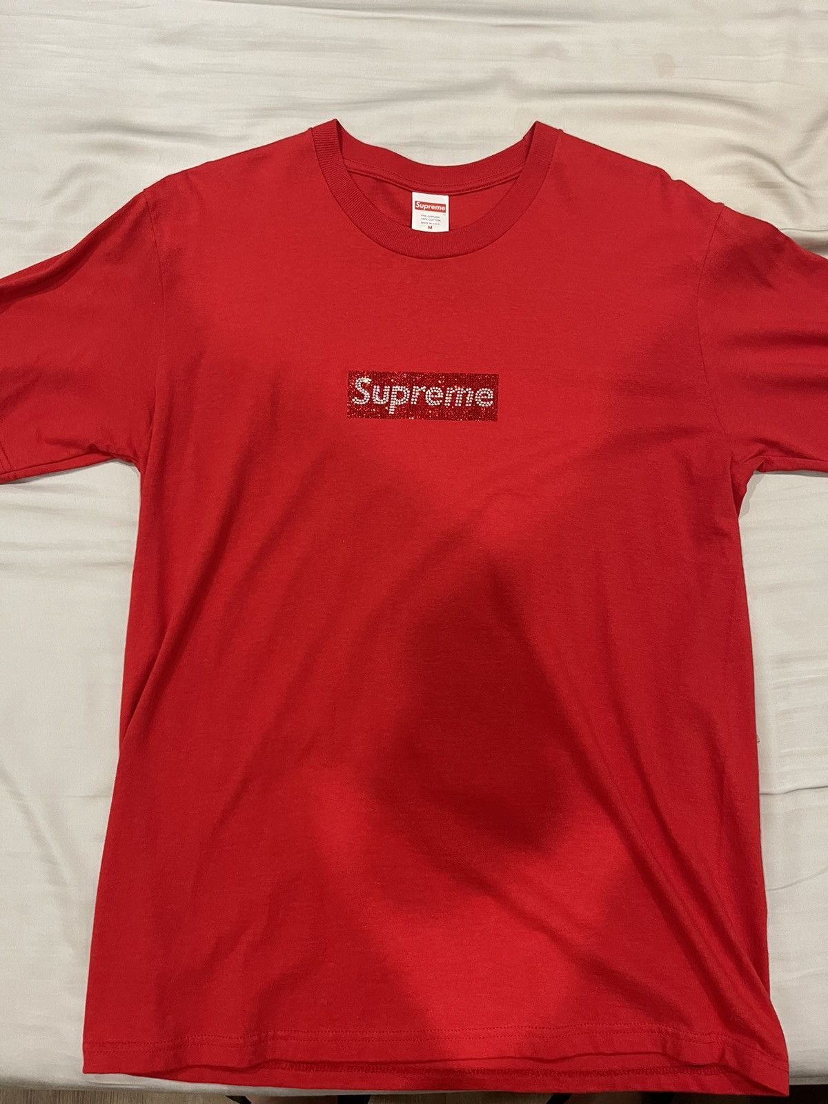 image of Supreme x Swarovski - M in Red, Men's (Size Medium)