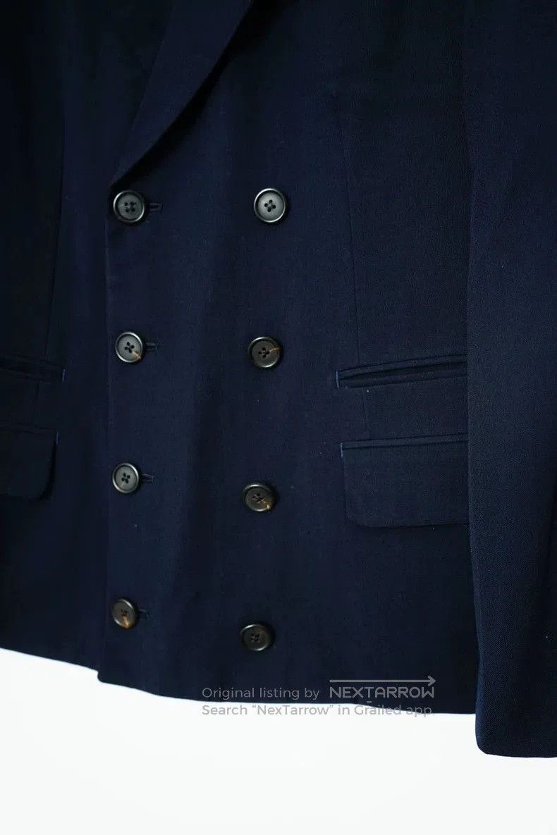 Yohji Yamamoto Yohji Yamamoto Double-Breasted Blazer. Size US XXS / EU 40 - 5 Thumbnail