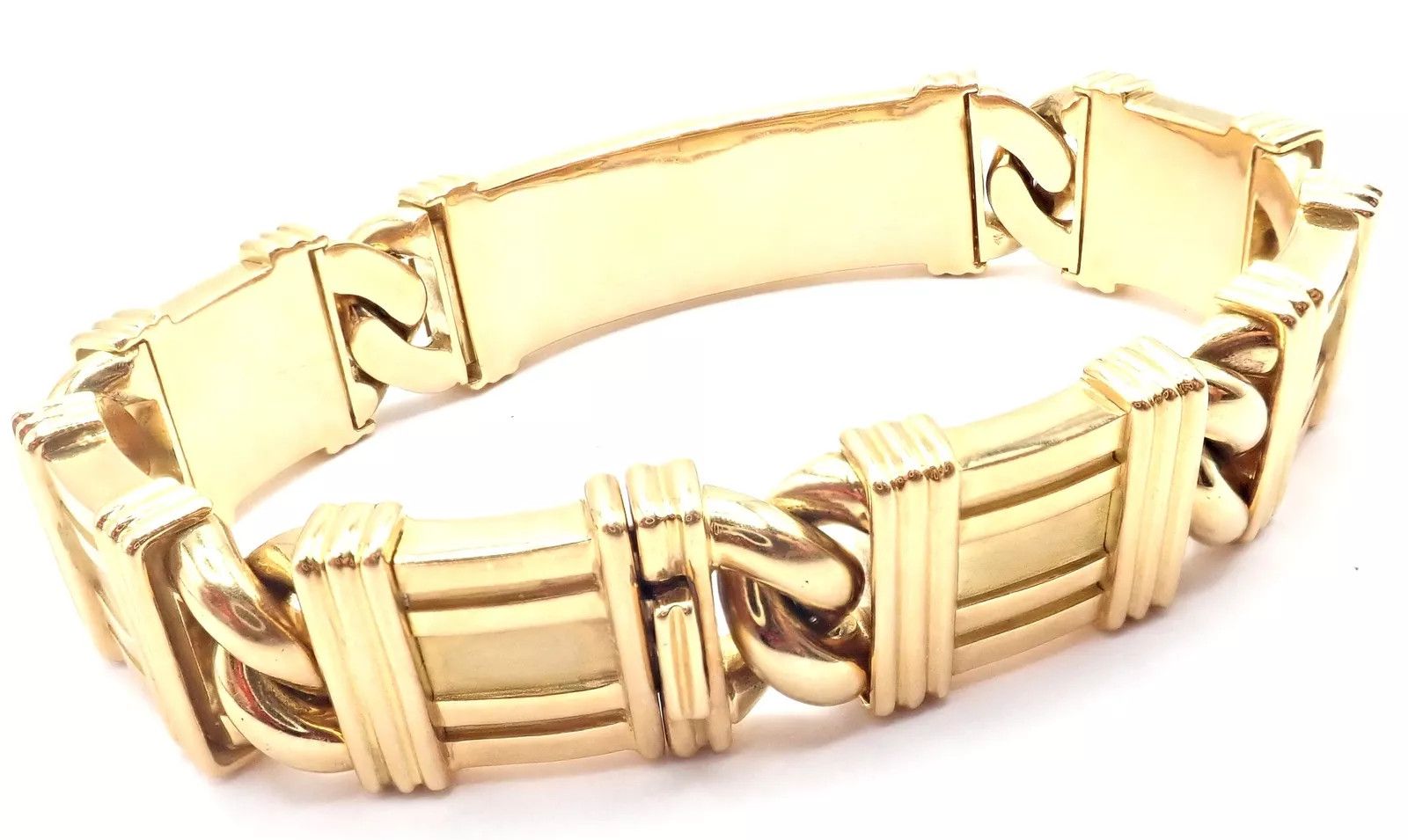 Tiffany & Co. 18k Yellow Gold Link Bracelet 1995 Size ONE SIZE - 4 Thumbnail