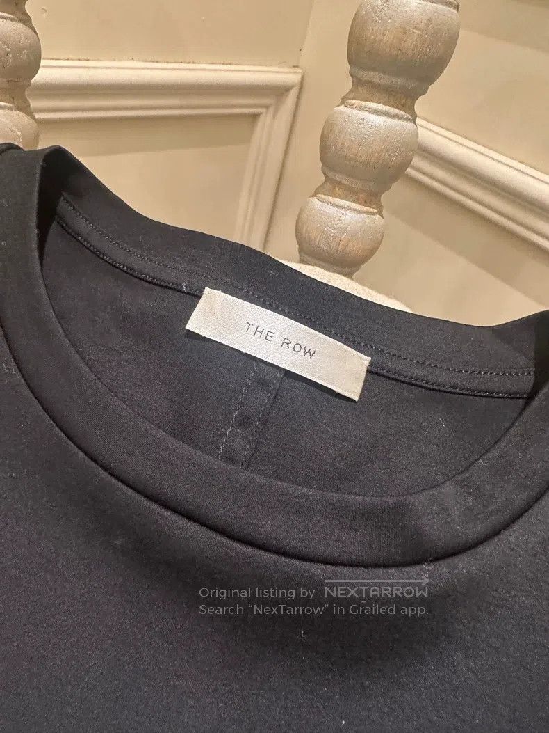 The Row The row Black short-sleeved T-shirt Size M / US 6-8 / IT 42-44 - 4 Thumbnail