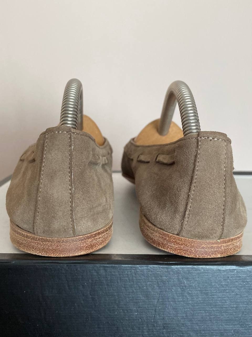 Santoni Santoni Goodyear Flats Ballet Women Shoes Brown Size US 5.5 / IT 35.5 - 5 Thumbnail