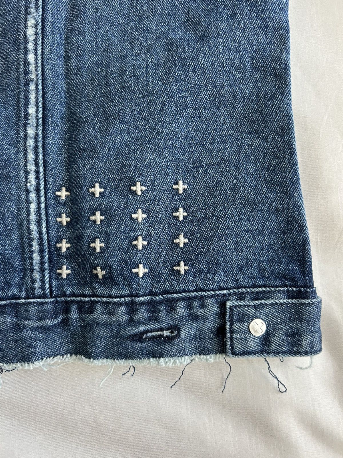Ksubi Ksubi Distressed Classic Denim Jacket Size US XL / EU 56 / 4 - 8 Thumbnail