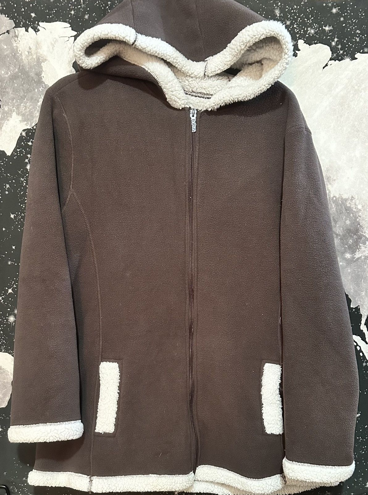 Other Totes Womens Polar Fleece Sherpa Coat Size XL / US 12-14 / IT 48-50 - 1 Thumbnail